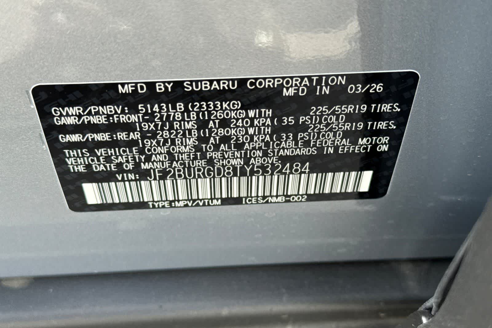 New 2026 Subaru Outback SUV