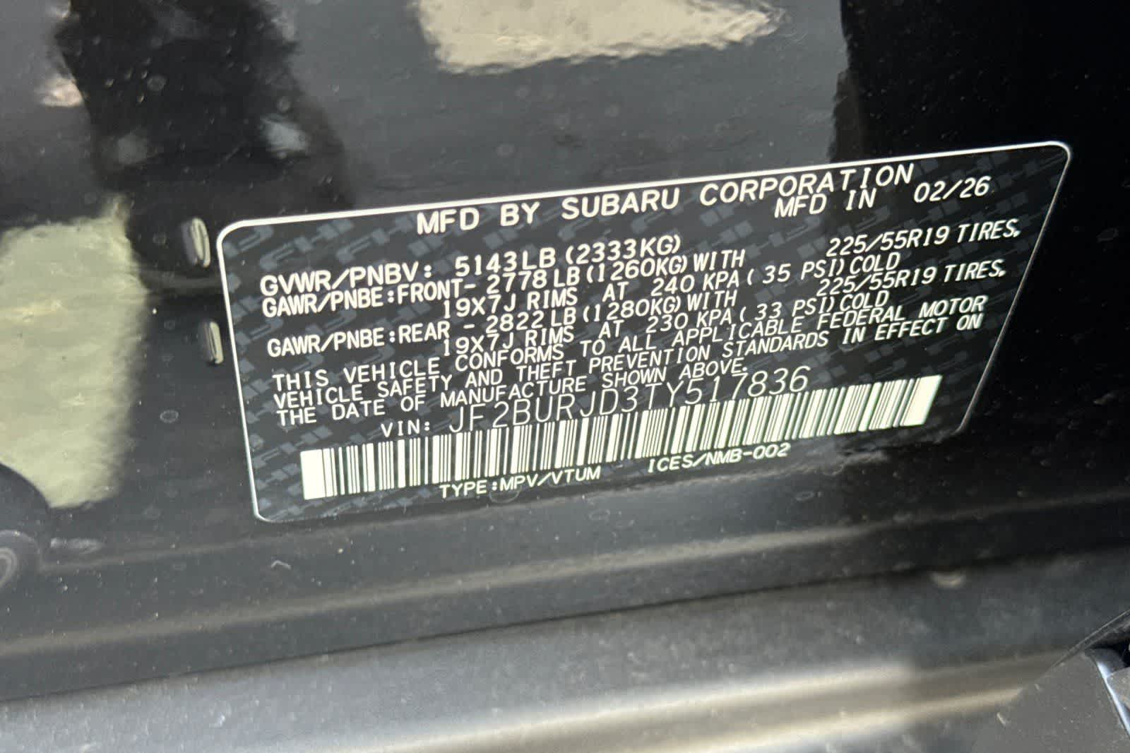 New 2026 Subaru Outback SUV