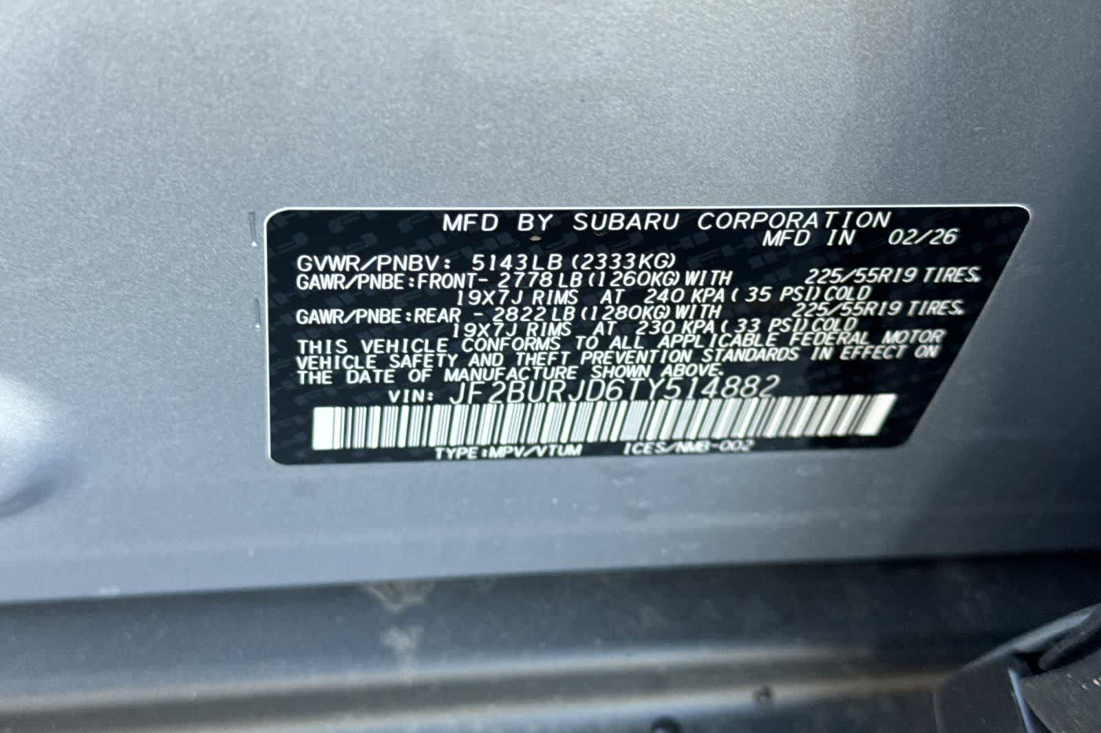 New 2026 Subaru Outback SUV