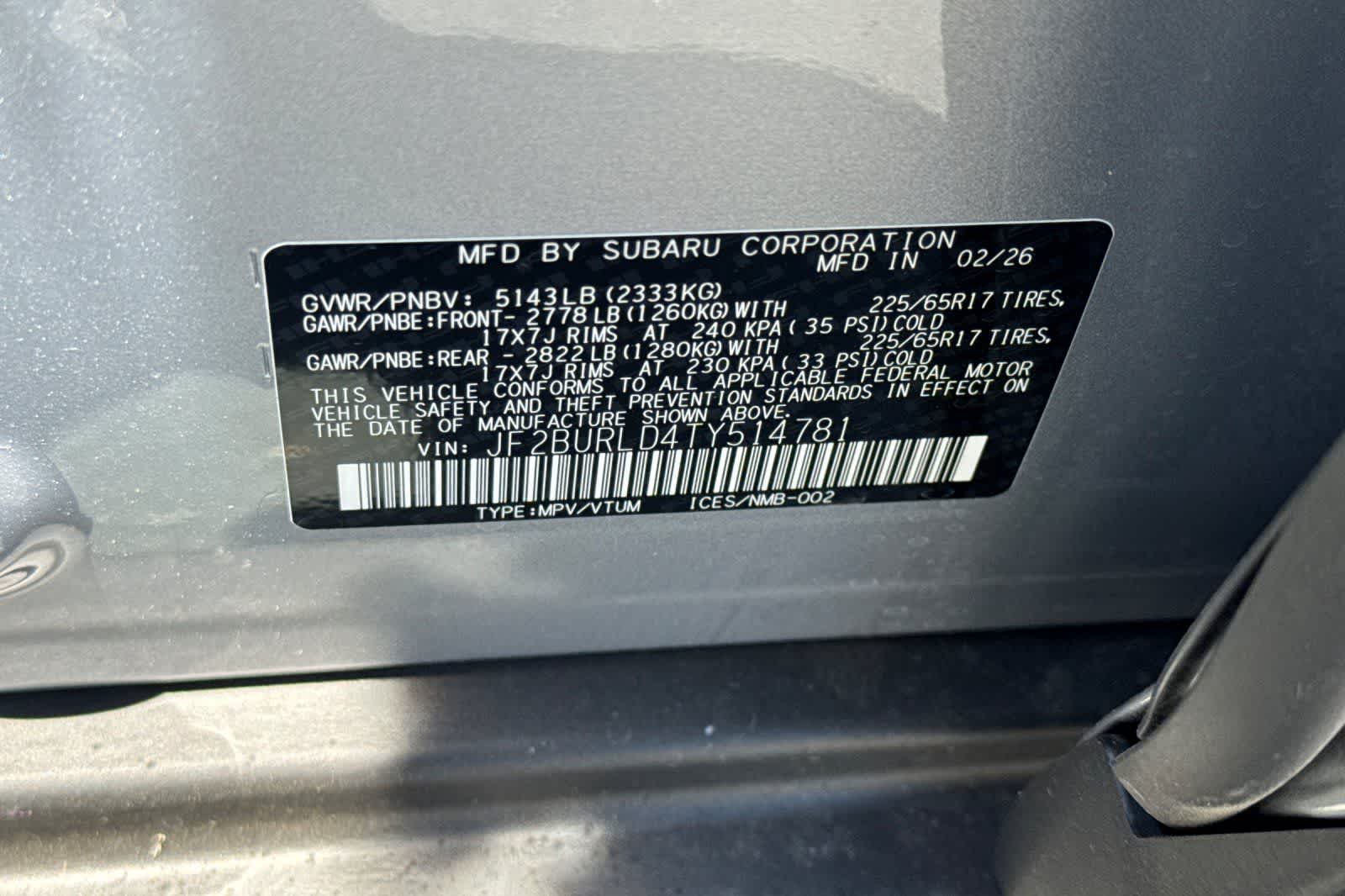 New 2026 Subaru Outback SUV