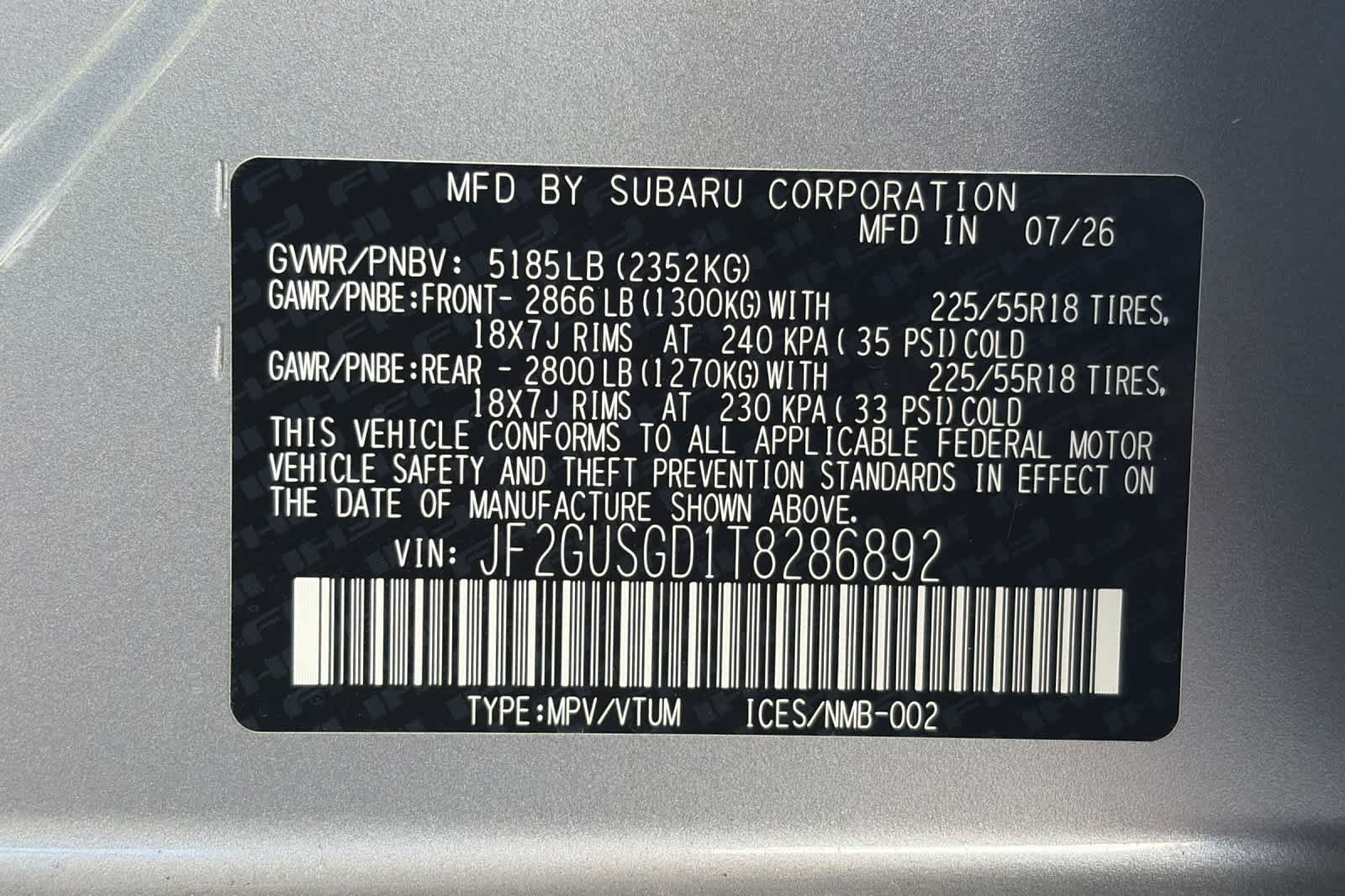 New 2026 Subaru Crosstrek SUV