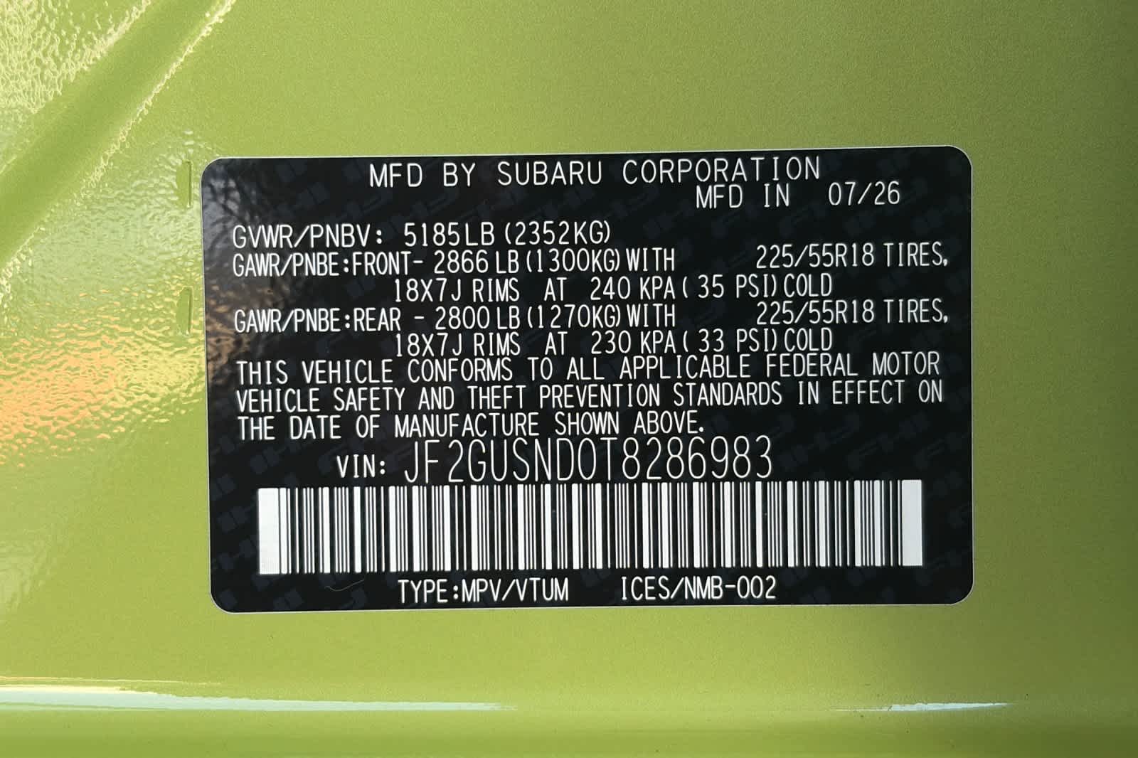 New 2026 Subaru Crosstrek SUV