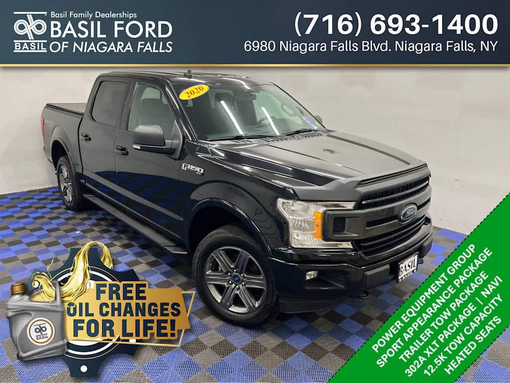 Agate Black 2020 Ford F-150 Pickup Truck Four-Wheel Drive Automatic