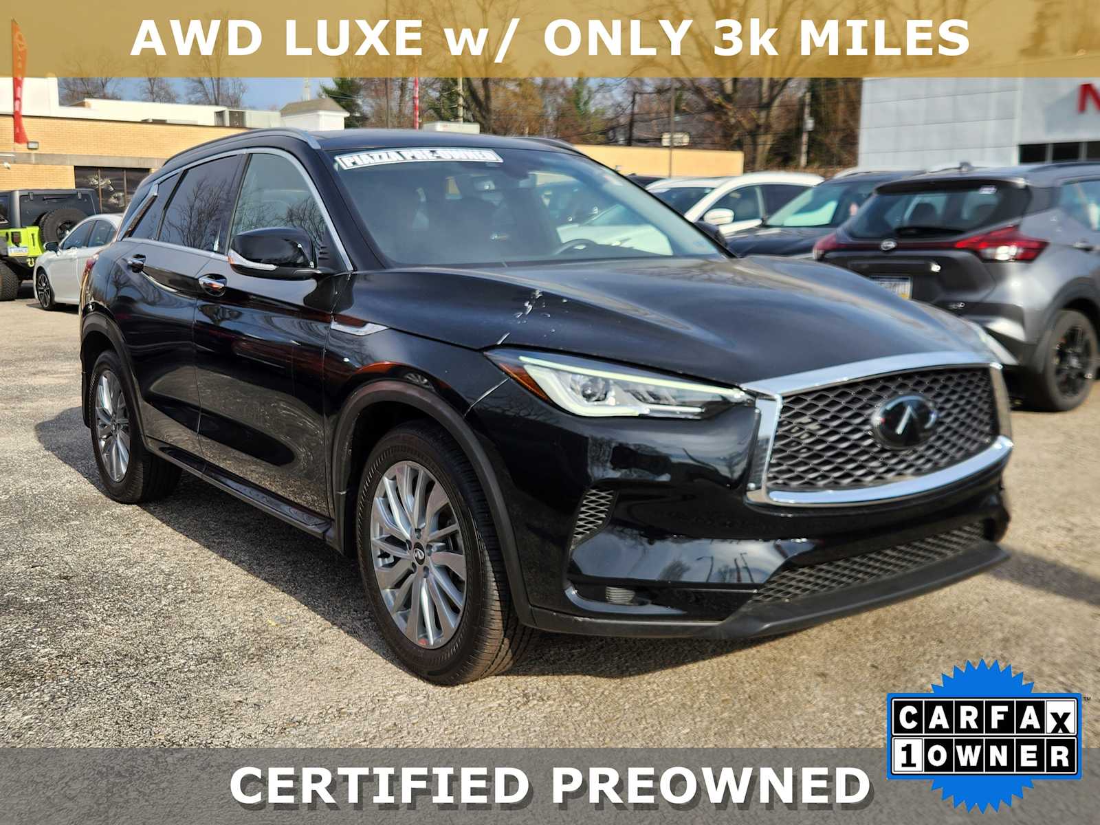 Black Obsidian 2025 INFINITI QX50 Sport AWD SUV / Crossover All-Wheel Drive Continuously Variable Transmission