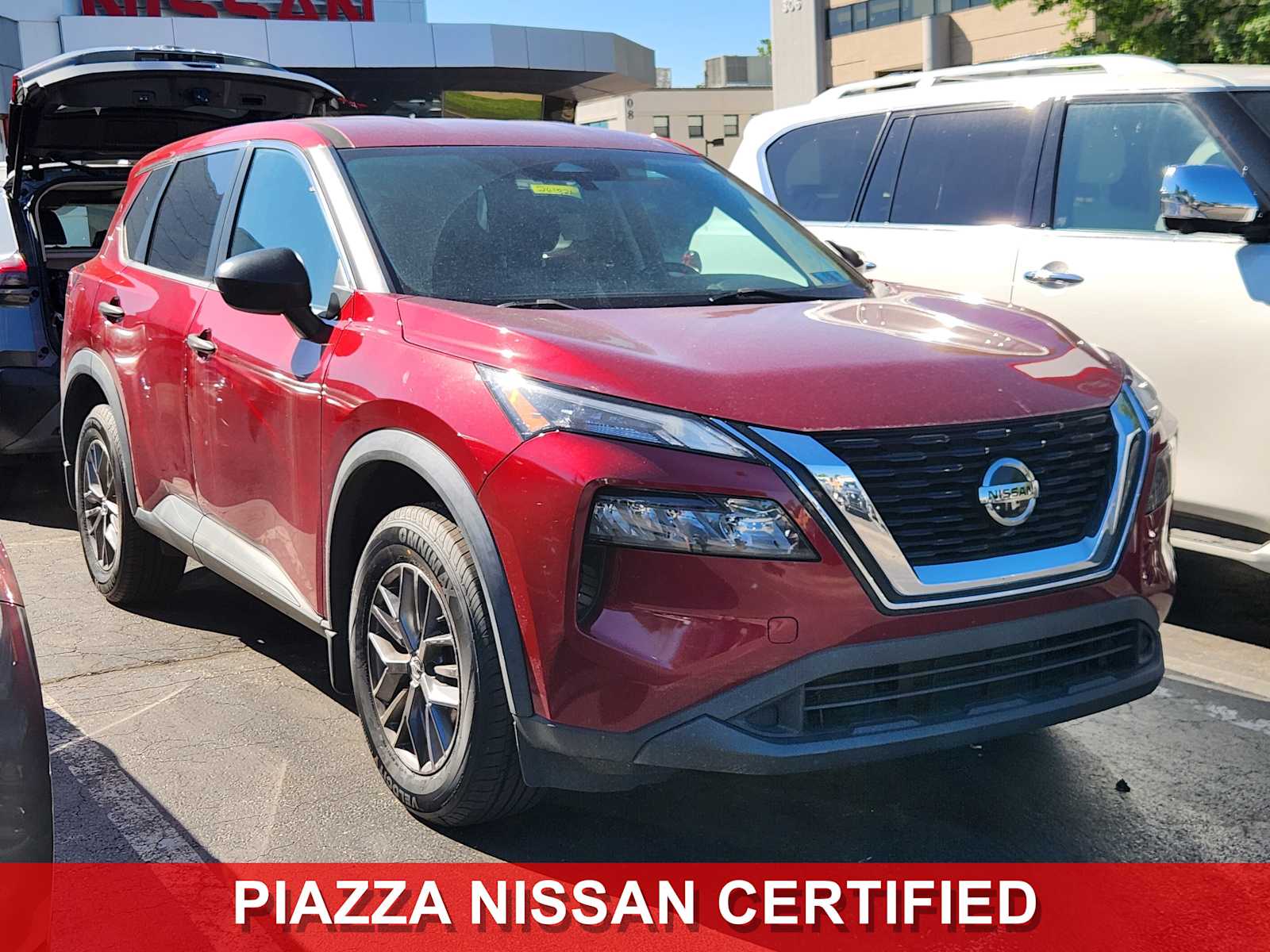 Red (Scarlet Ember Tintcoat) 2021 Nissan Rogue S AWD SUV / Crossover All-Wheel Drive Continuously Variable Transmission