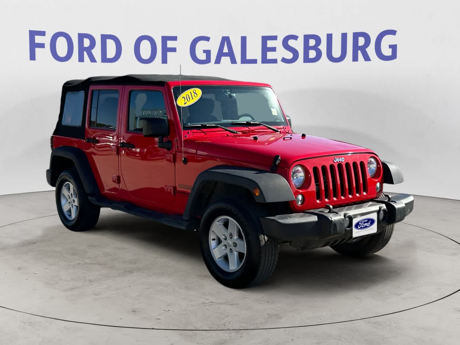 2018 Jeep Wrangler JK Unlimited Sport S