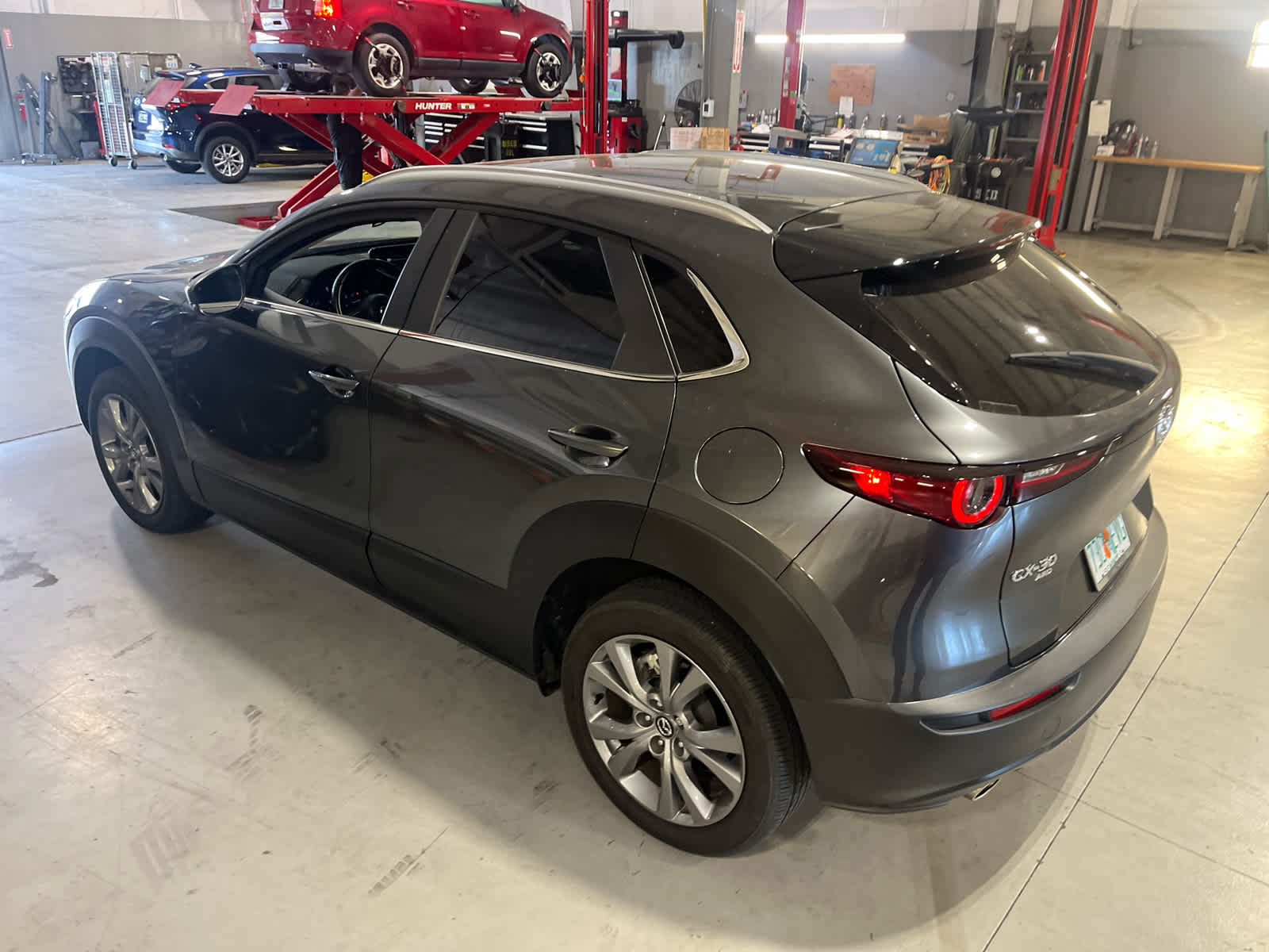 Machine Gray Metallic 2024 Mazda CX-30 2.5 S Preferred AWD SUV / Crossover All-Wheel Drive 6-Speed Automatic