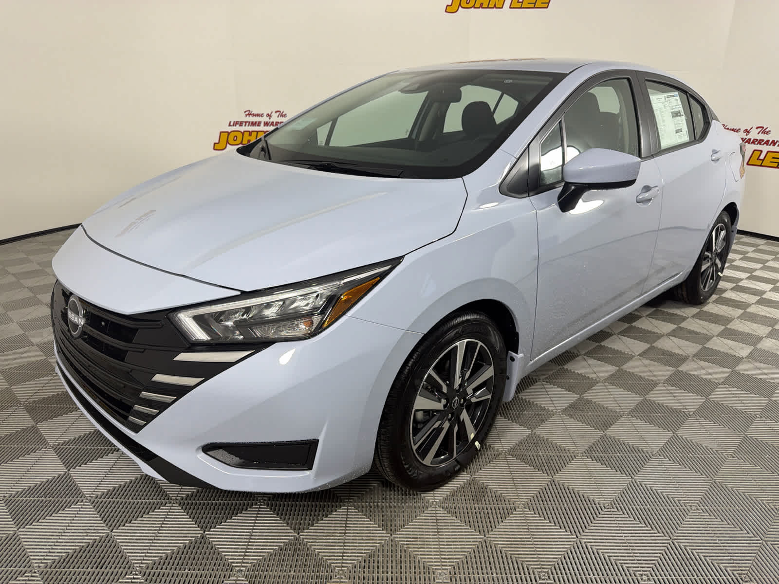 Gray Sky Pearl 2025 Nissan Versa SV FWD Sedan Front-Wheel Drive Continuously Variable Transmission