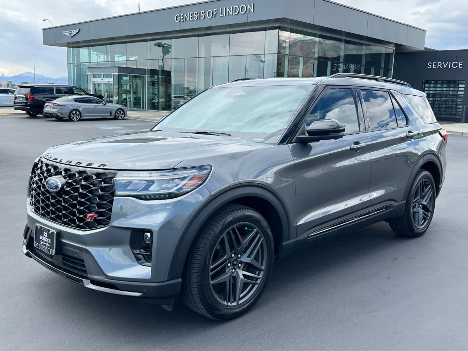 Carbonized Gray 2025 Ford Explorer ST AWD SUV / Crossover All-Wheel Drive Automatic