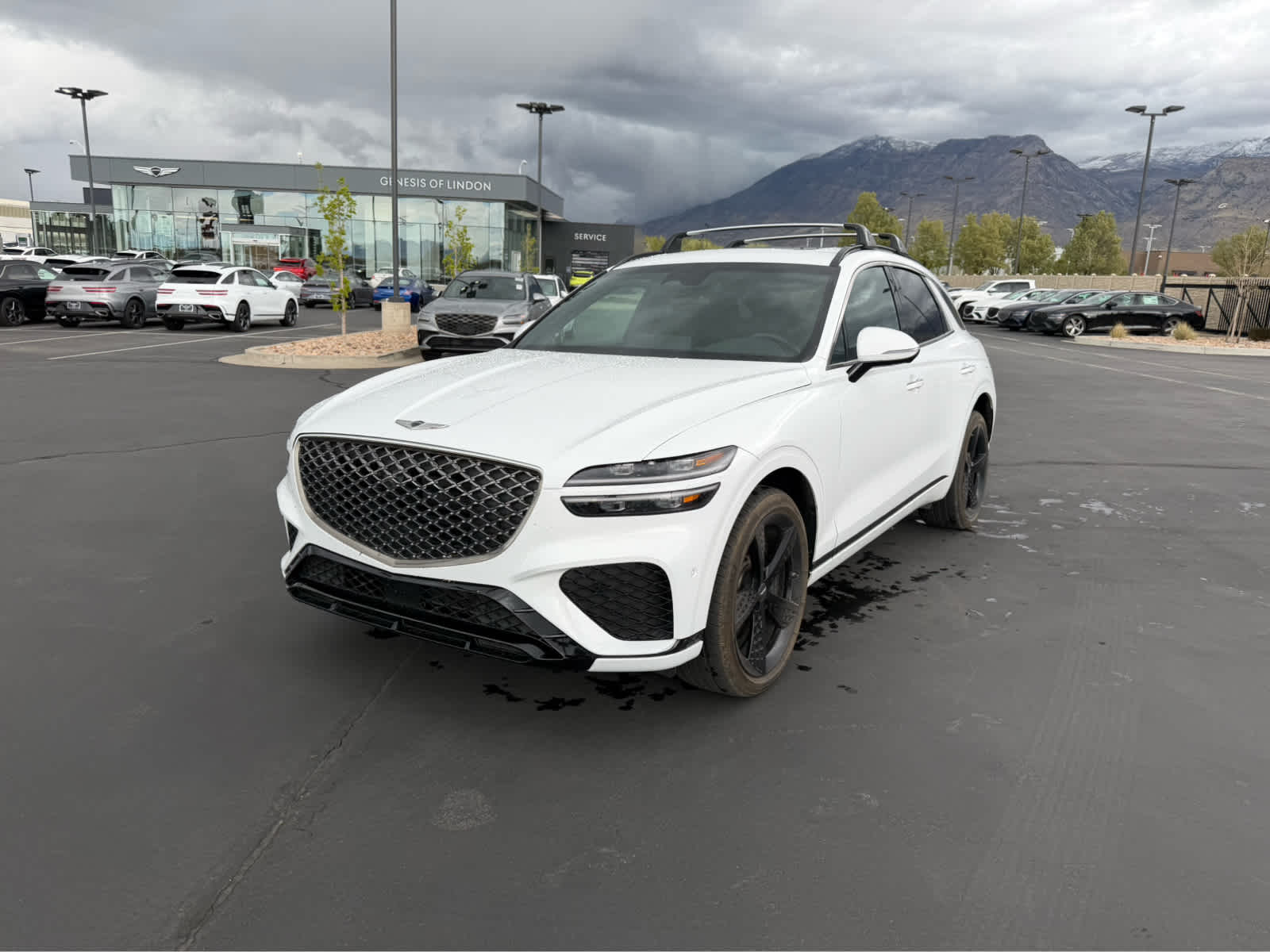 Alta White 2025 Genesis GV70 3.5T Sport AWD SUV / Crossover All-Wheel Drive 8-Speed Automatic
