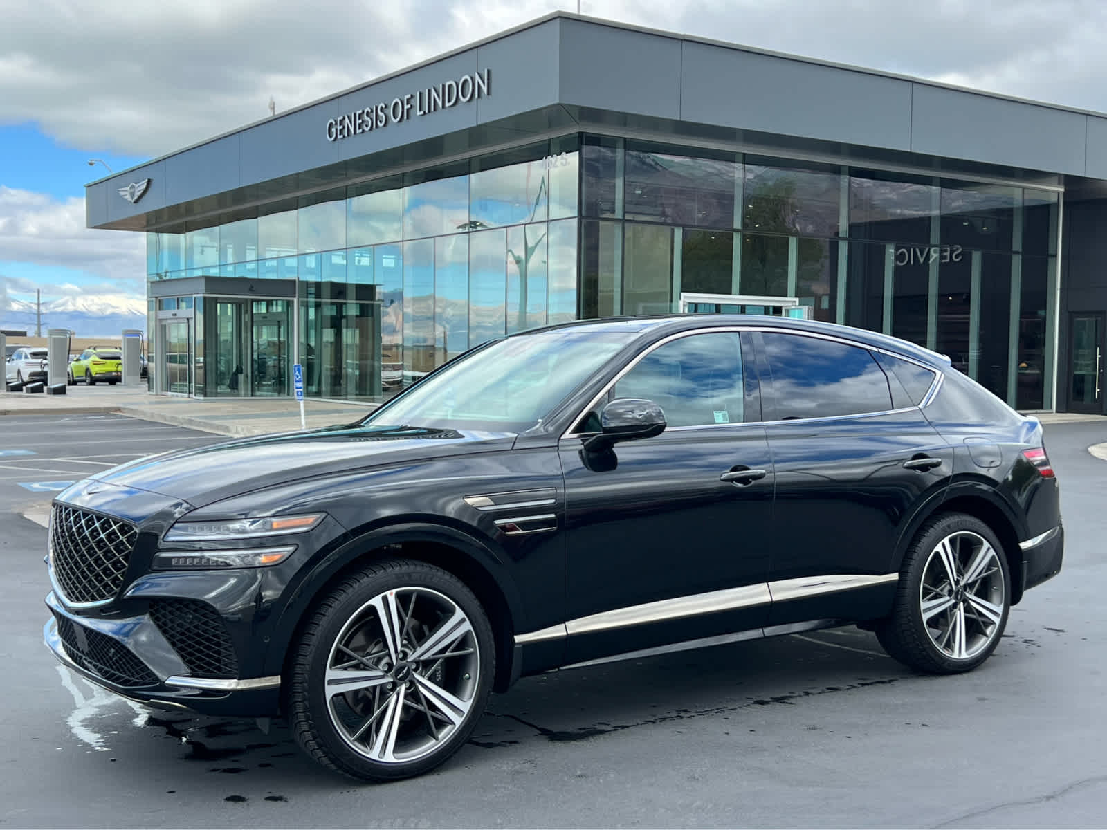 Vik Black 2025 Genesis GV80 Coupe 3.5T E-SC AWD Coupe All-Wheel Drive 8-Speed Automatic