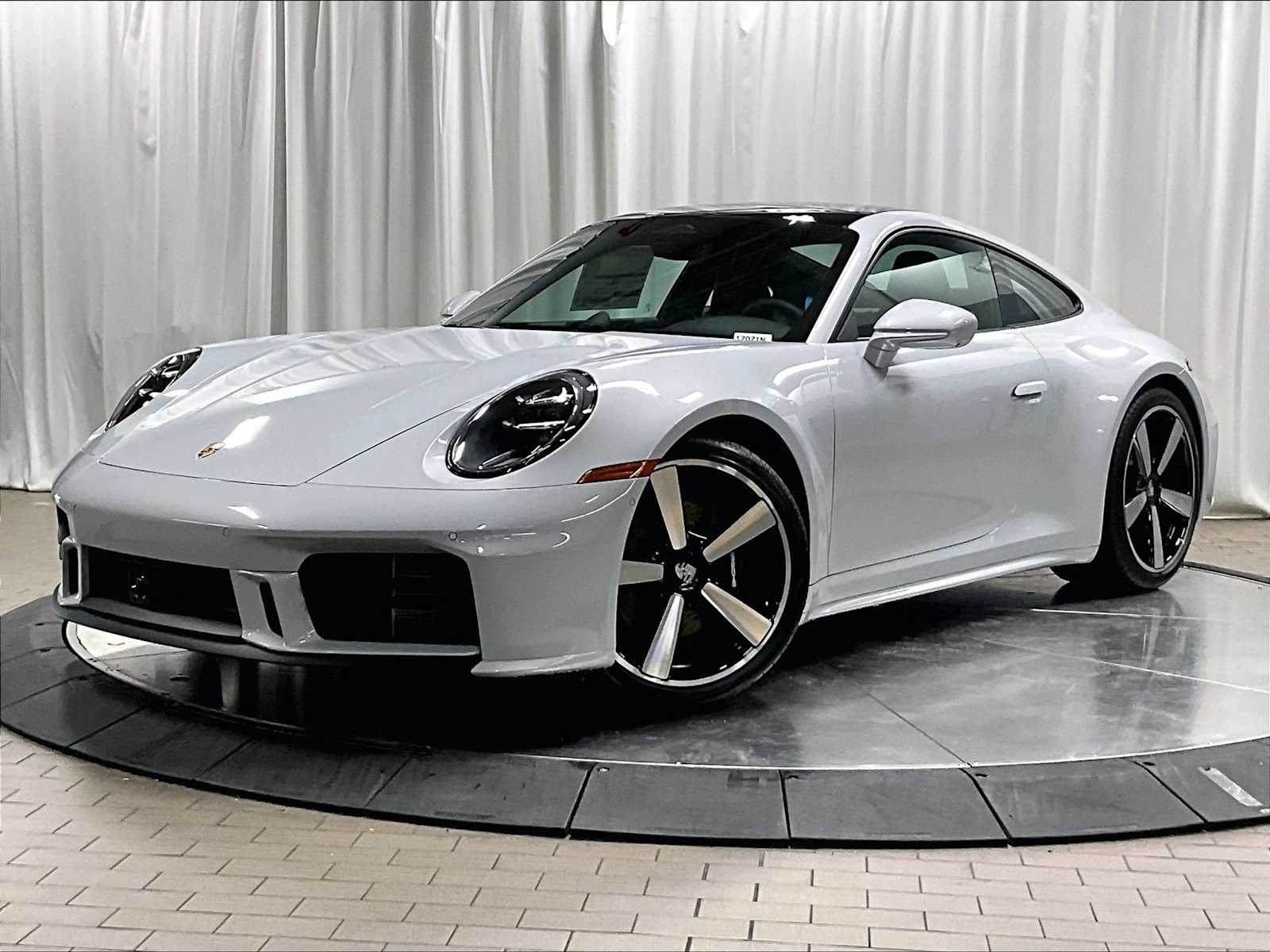 Gray (ICE GREY) 2026 Porsche 911 Carrera Coupe RWD Coupe Rear-Wheel Drive Automatic