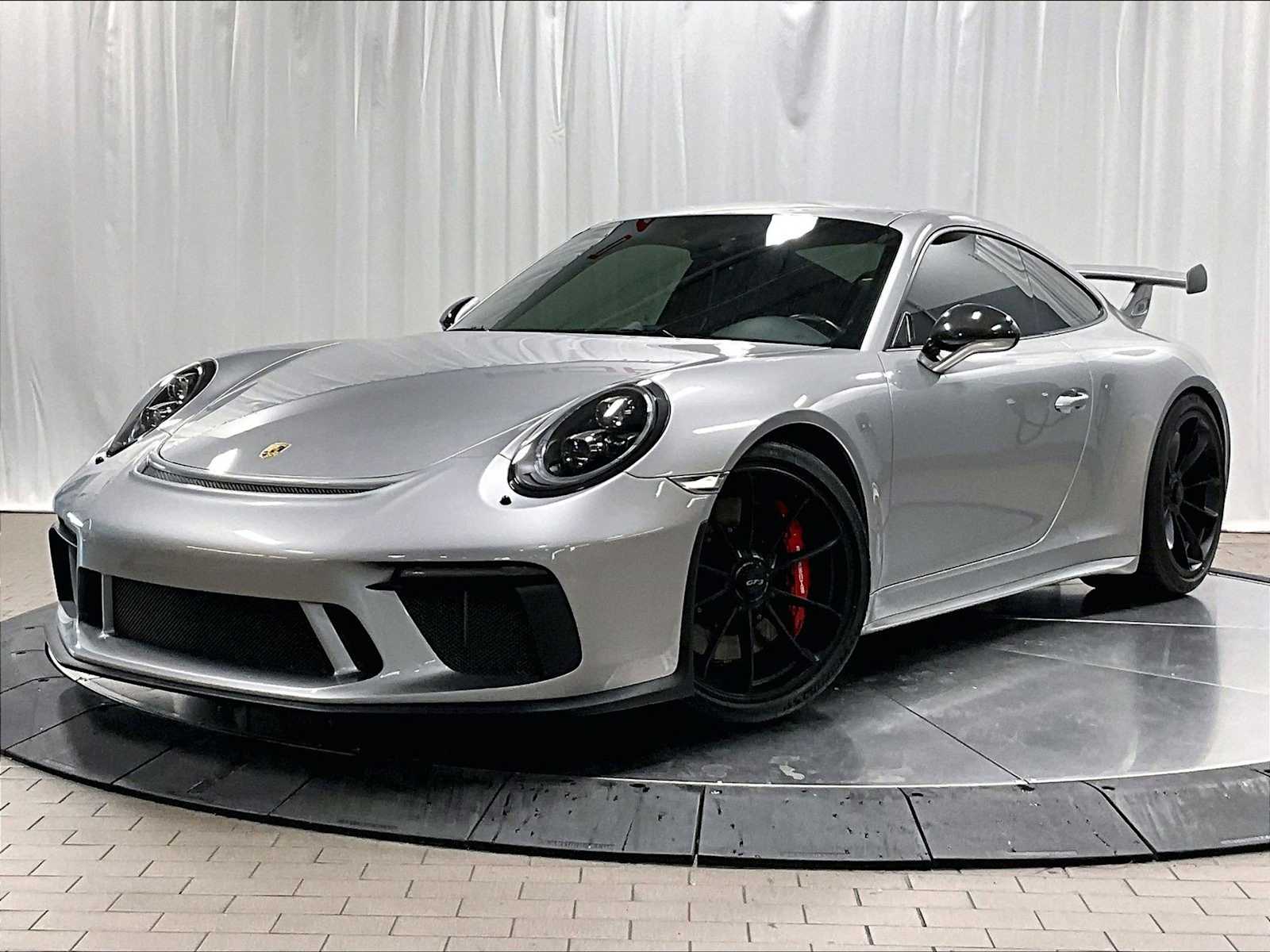GT SILVER 2018 Porsche 911 GT3 Coupe RWD Coupe Rear-Wheel Drive Automatic