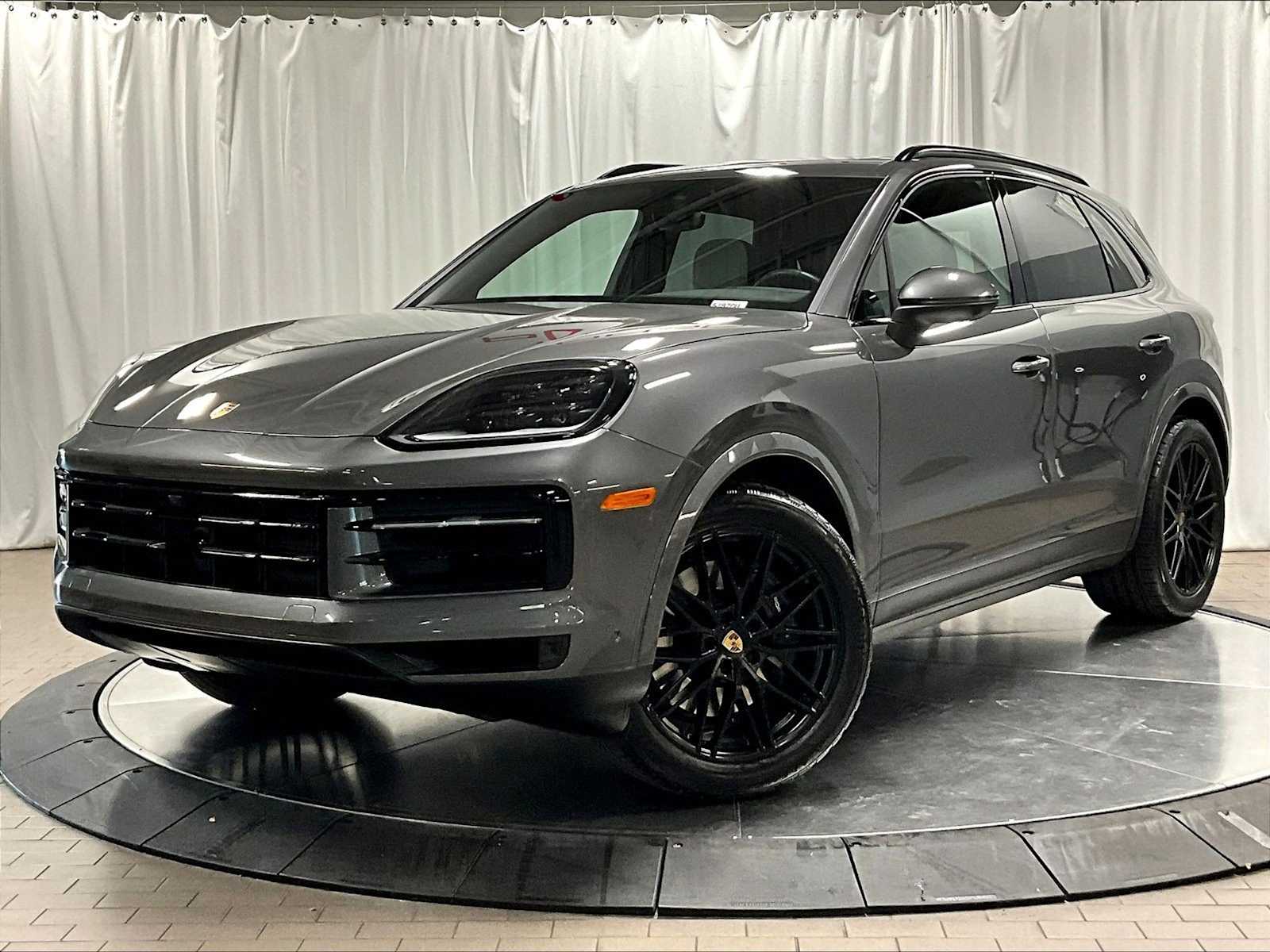 Gray (Quartzite Grey Metallic) 2025 Porsche Cayenne AWD SUV / Crossover All-Wheel Drive 8-Speed Automatic