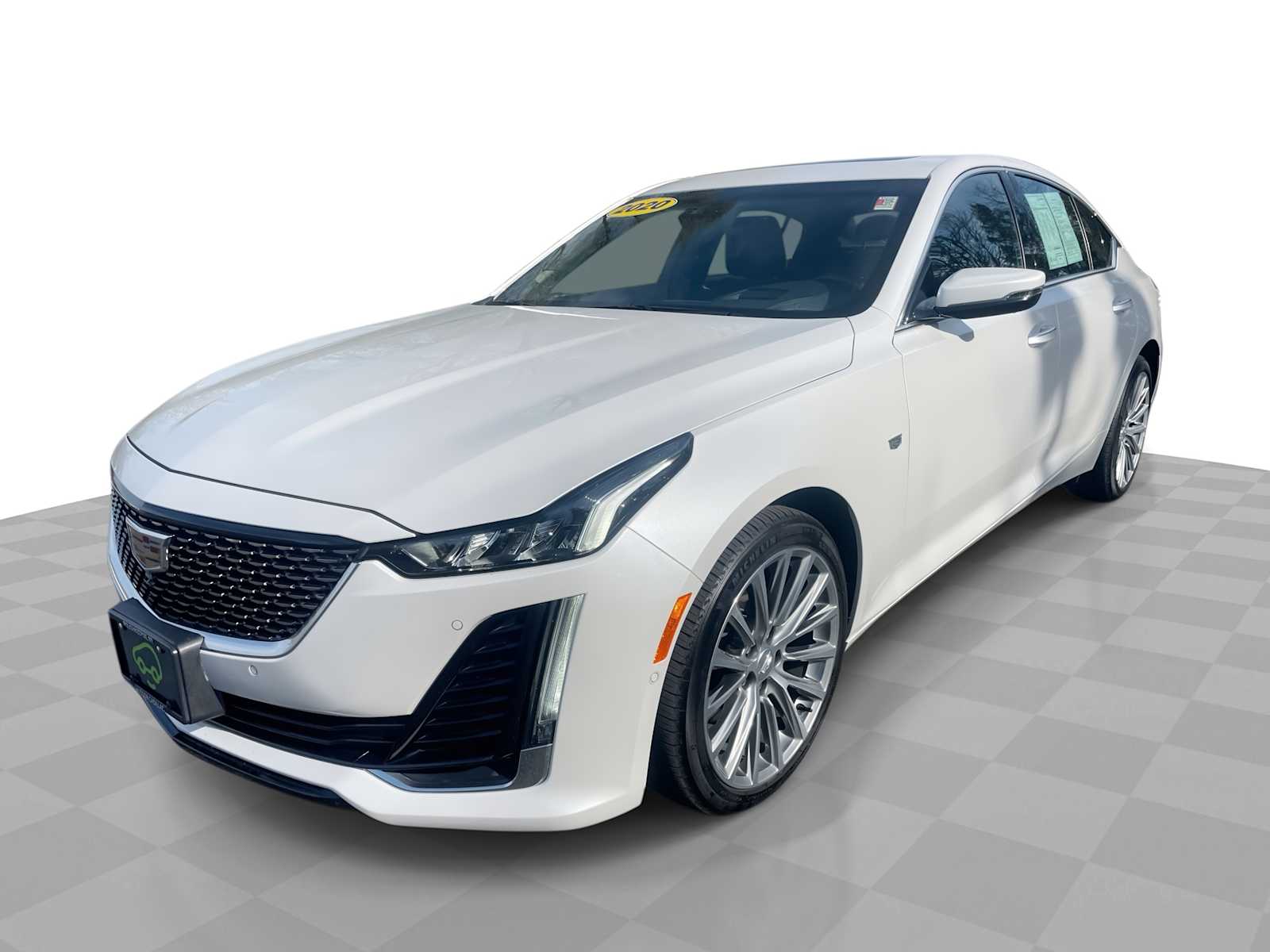 Crystal White Tricoat 2020 Cadillac CT5 Premium Luxury Sedan AWD Sedan All-Wheel Drive Automatic