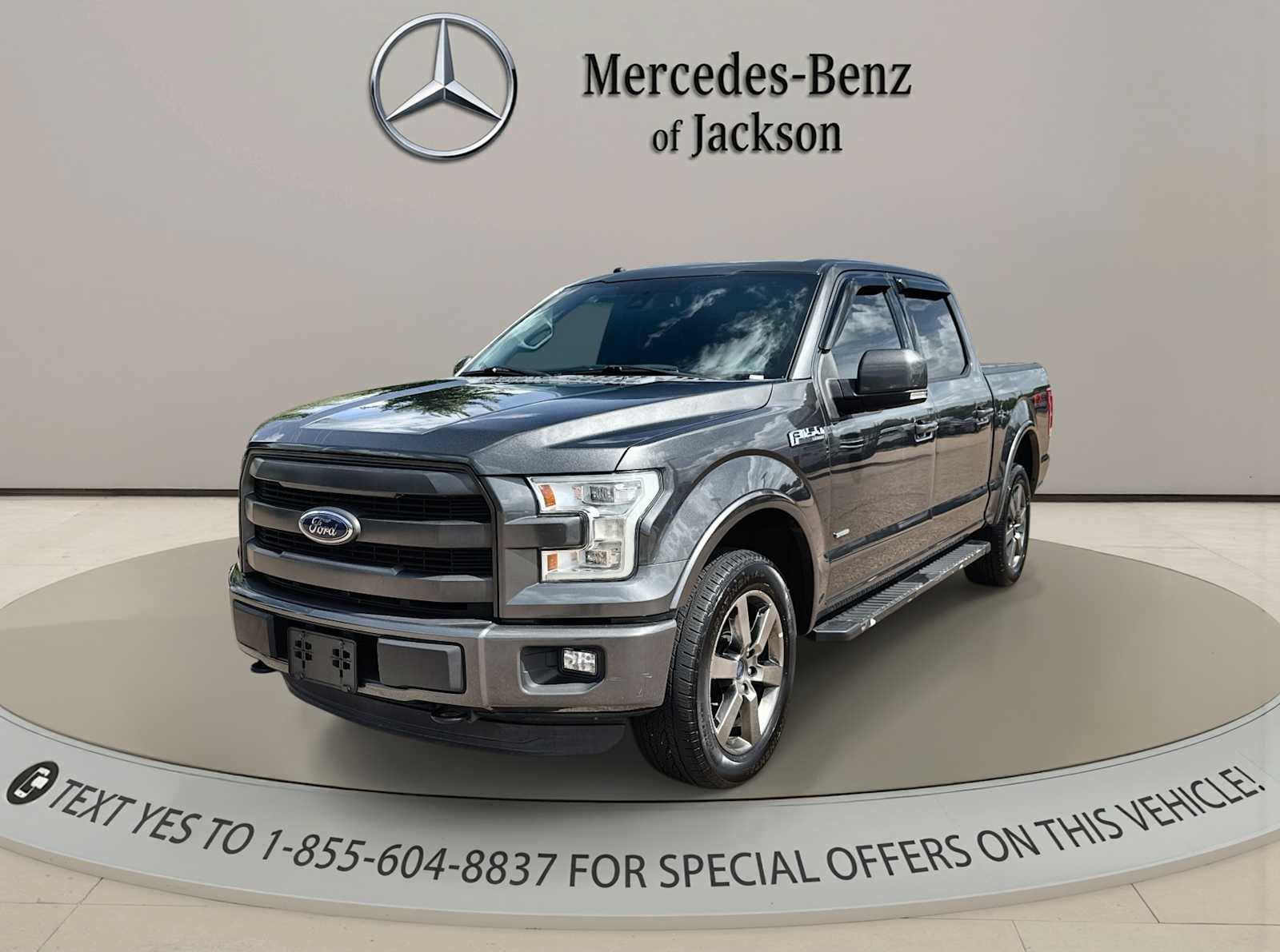 Gray (Magnetic Metallic) 2016 Ford F-150 Pickup Truck Four-Wheel Drive 6-Speed Automatic
