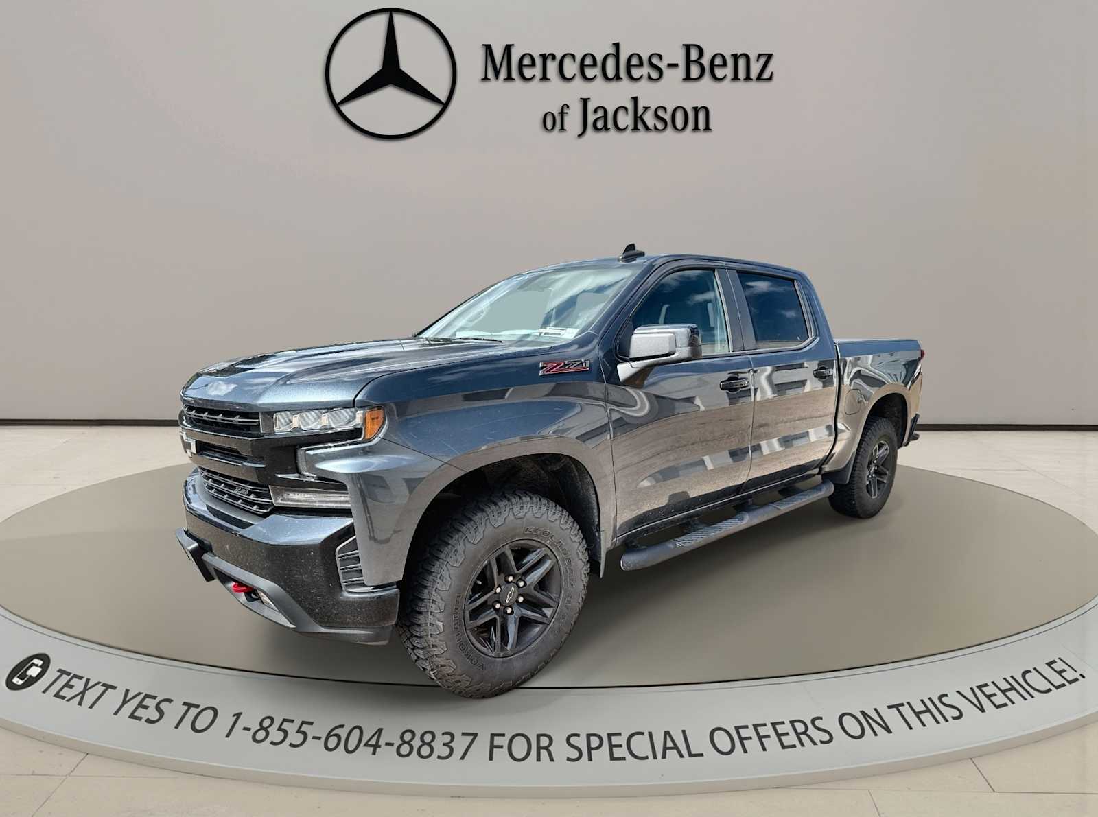 Shadow Gray Metallic 2021 Chevrolet Silverado 1500 Pickup Truck Four-Wheel Drive Automatic