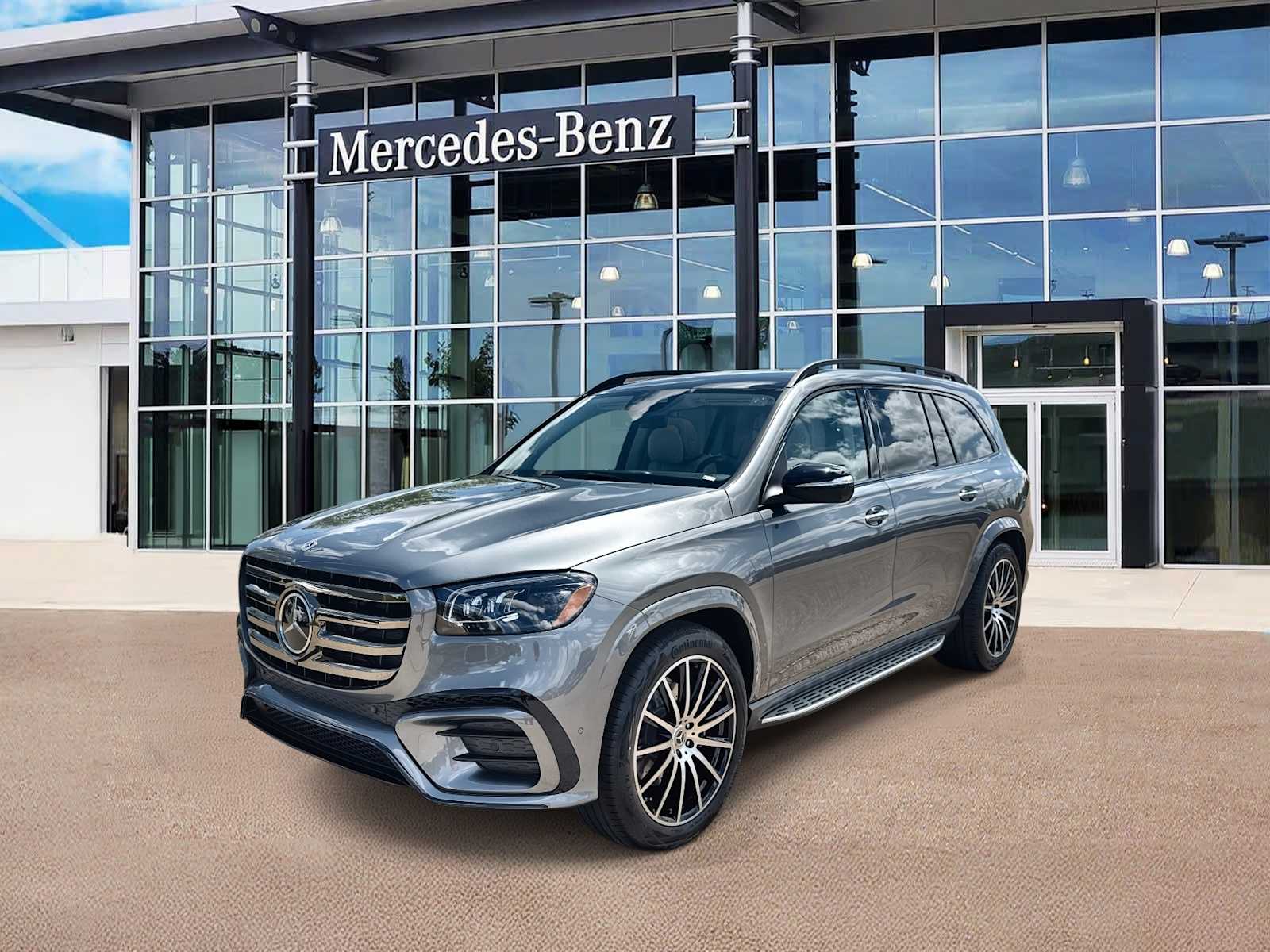 Gray (Selenite Grey Metallic) 2026 Mercedes-Benz GLS 450 4MATIC SUV / Crossover All-Wheel Drive 9-Speed Automatic