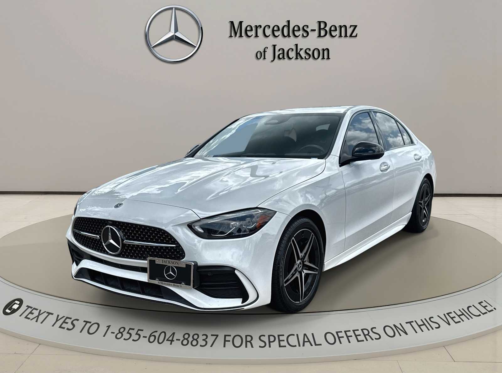 Polar White 2023 Mercedes-Benz C-Class Sedan Rear-Wheel Drive 9-Speed Automatic