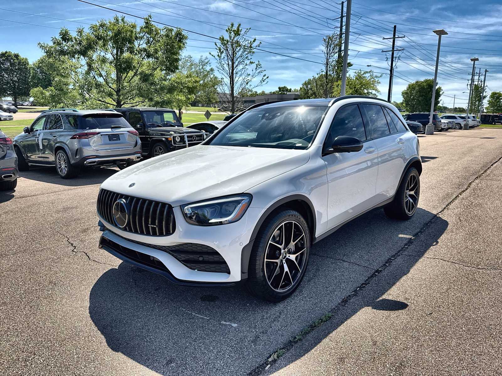 Polar White 2021 Mercedes-Benz GLC AMG GLC 43 SUV 4MATIC SUV / Crossover All-Wheel Drive 9-Speed Automatic