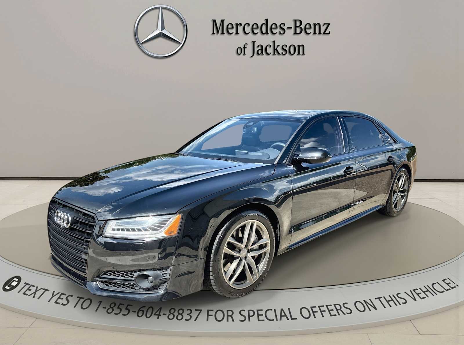 Black 2017 Audi A8 Sedan All-Wheel Drive 8-Speed Automatic