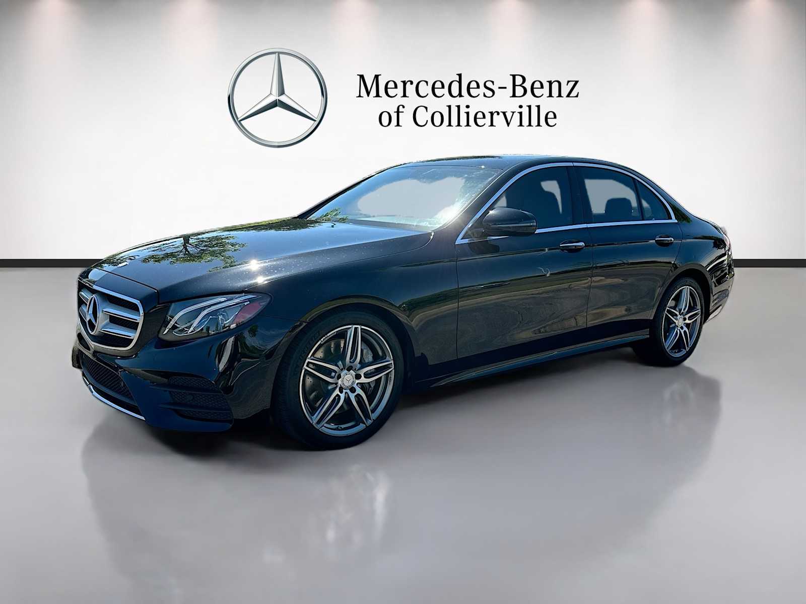 Black 2017 Mercedes-Benz E-Class E 300 Sedan Rear-Wheel Drive 9-Speed Automatic