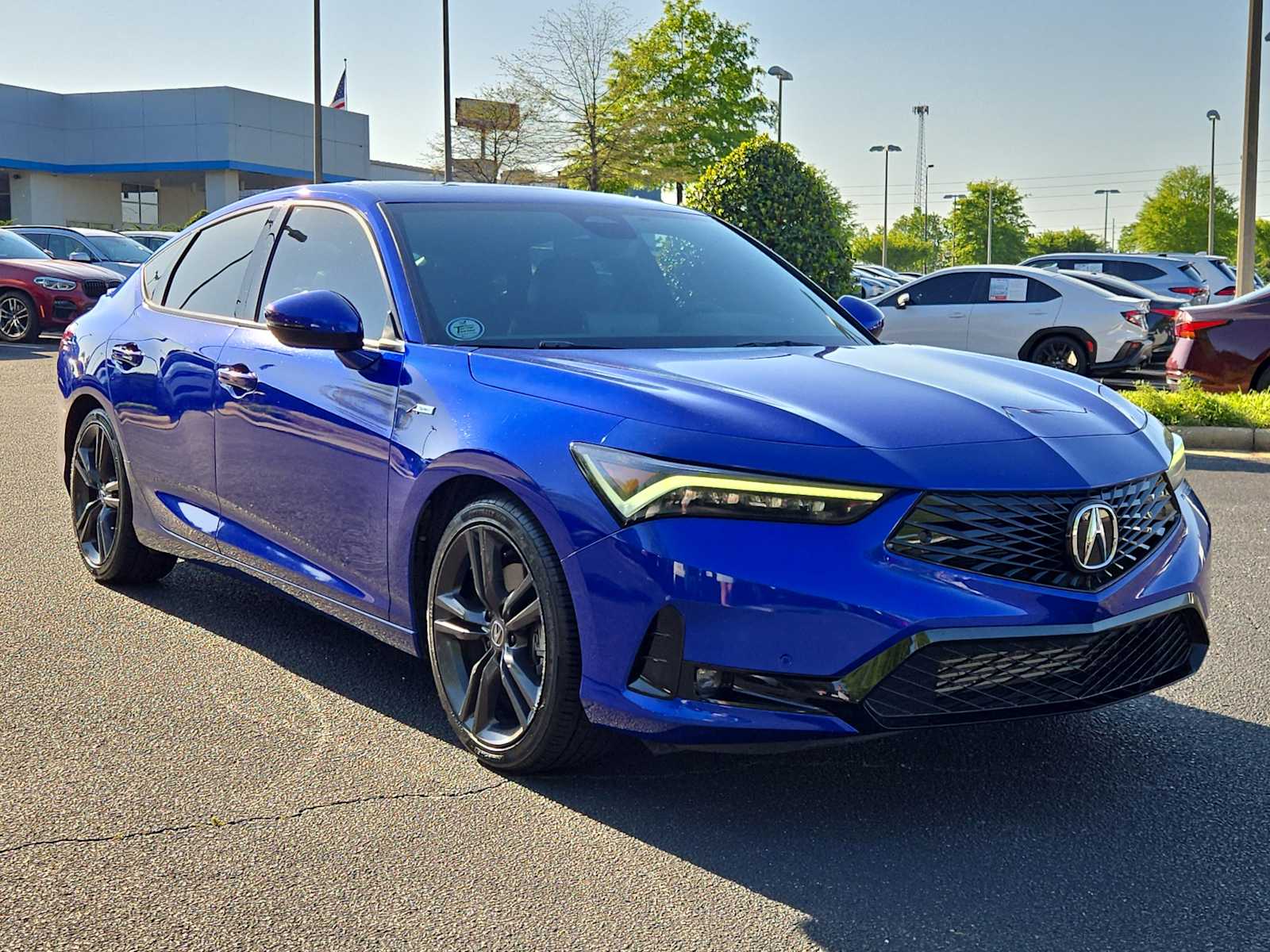 Apex Blue Pearl 2024 Acura Integra FWD with Technology and A-SPEC Package Sedan Front-Wheel Drive 6-Speed Manual