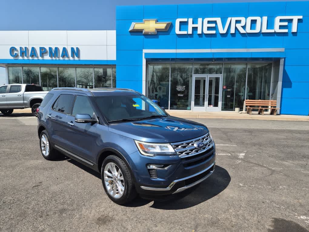 Blue Metallic 2018 Ford Explorer Limited AWD SUV / Crossover All-Wheel Drive 6-Speed Automatic