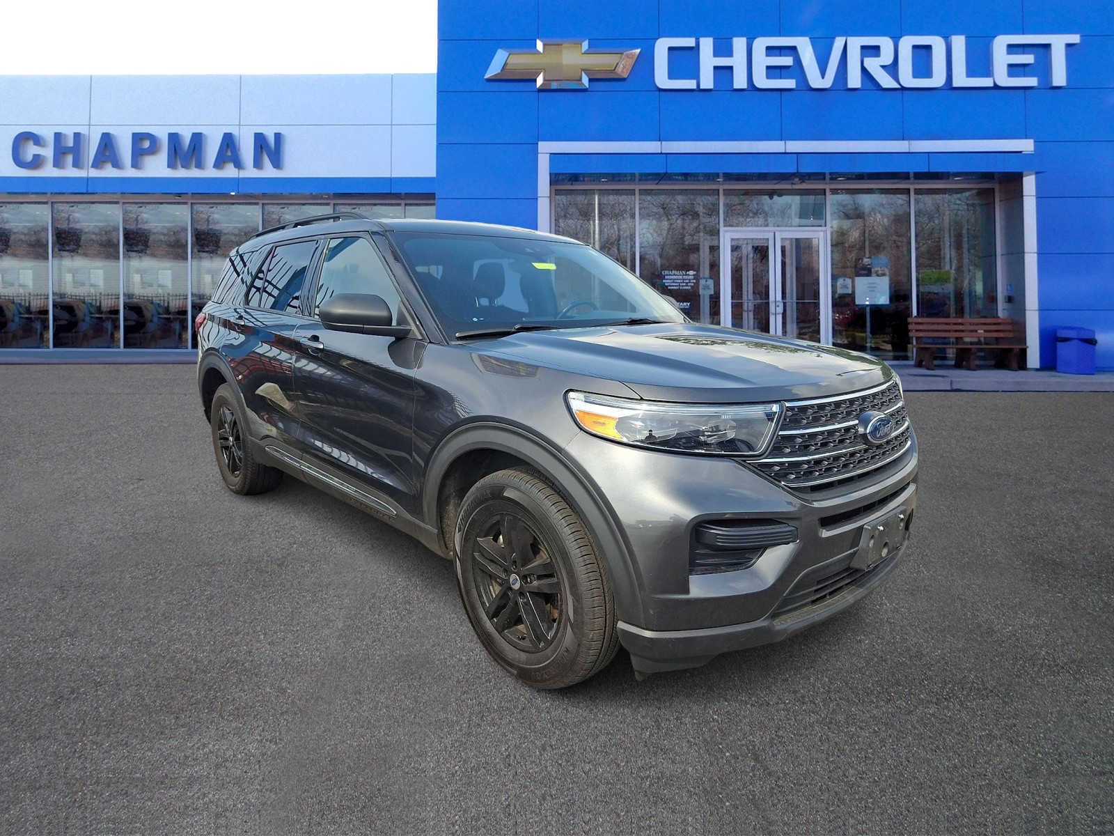 Gray (Magnetic Metallic) 2020 Ford Explorer XLT AWD SUV / Crossover All-Wheel Drive Automatic