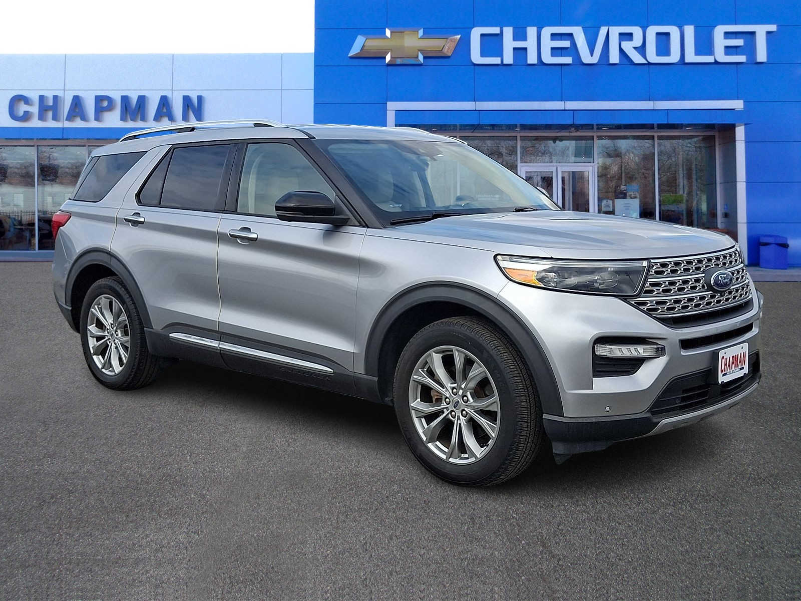 Iconic Silver 2020 Ford Explorer SUV / Crossover All-Wheel Drive Automatic
