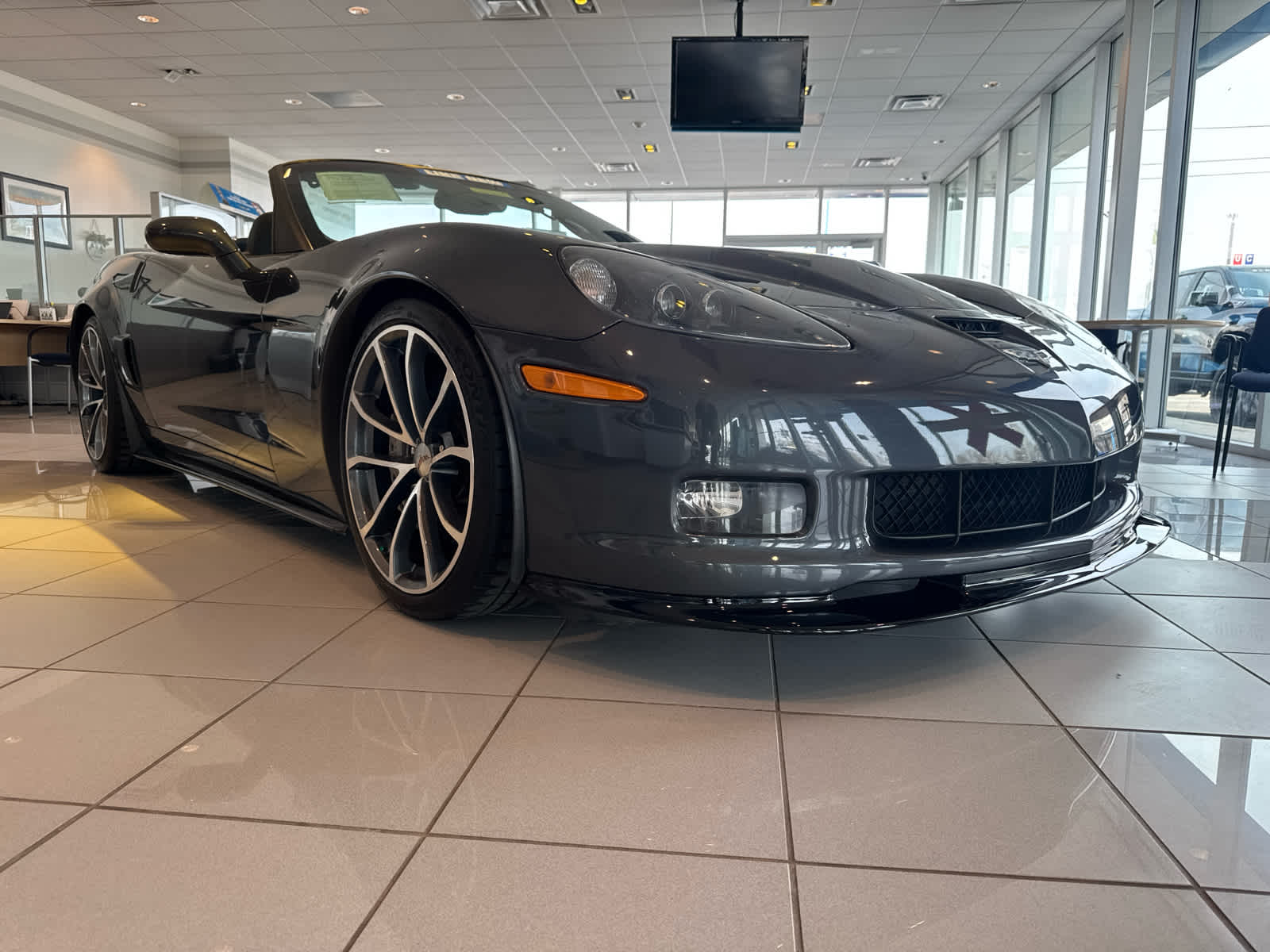 Cyber Gray Metallic 2013 Chevrolet Corvette 427 Collector Edition 1SC Convertible RWD Convertible Rear-Wheel Drive 6-Speed Manual
