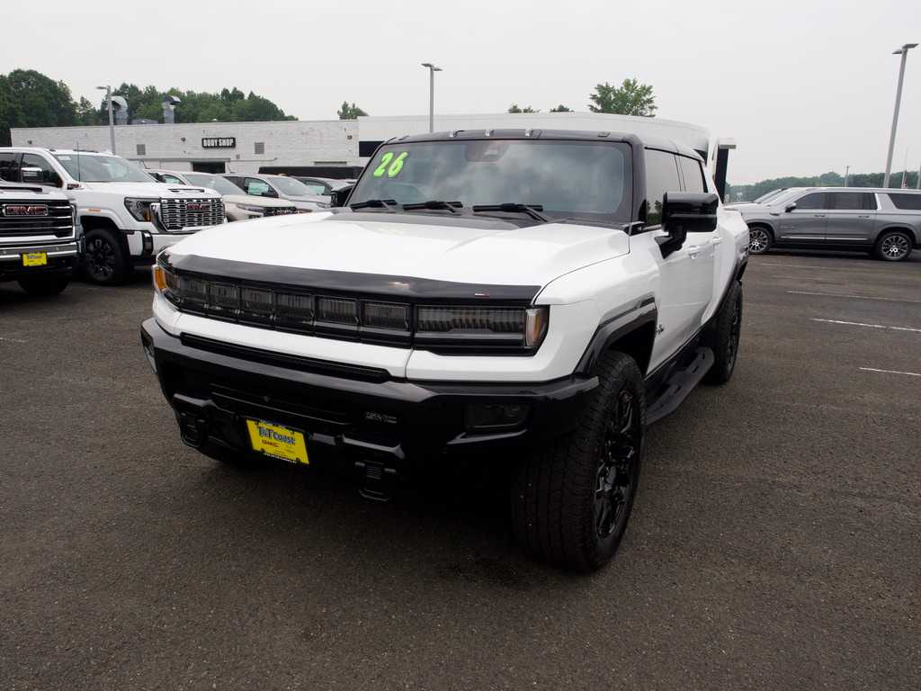 Interstellar White 2026 GMC Hummer EV Pickup Pickup Truck All-Wheel Drive 1-Speed Automatic