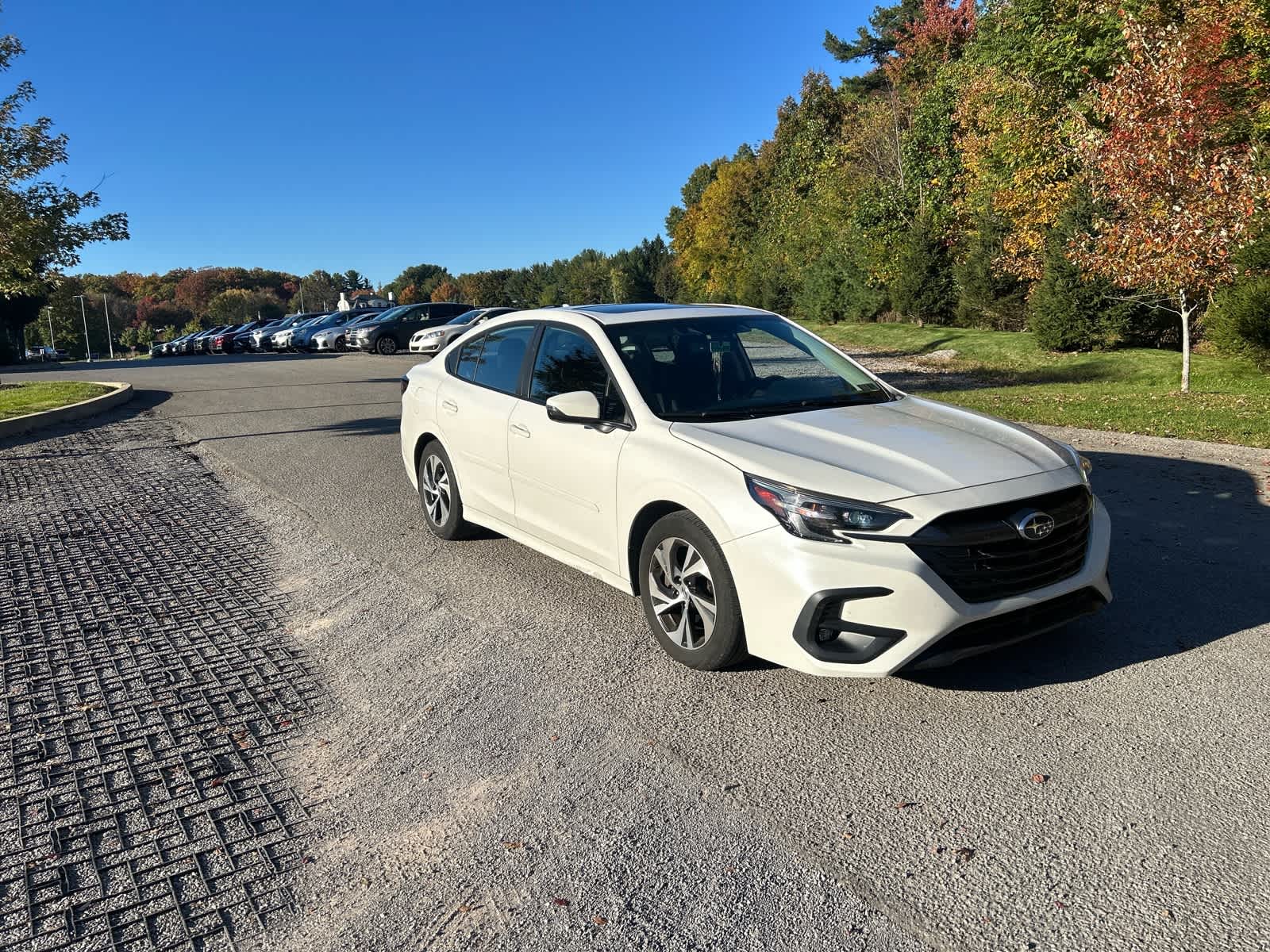 Crystal White Pearl 2024 Subaru Legacy Sedan All-Wheel Drive Continuously Variable Transmission