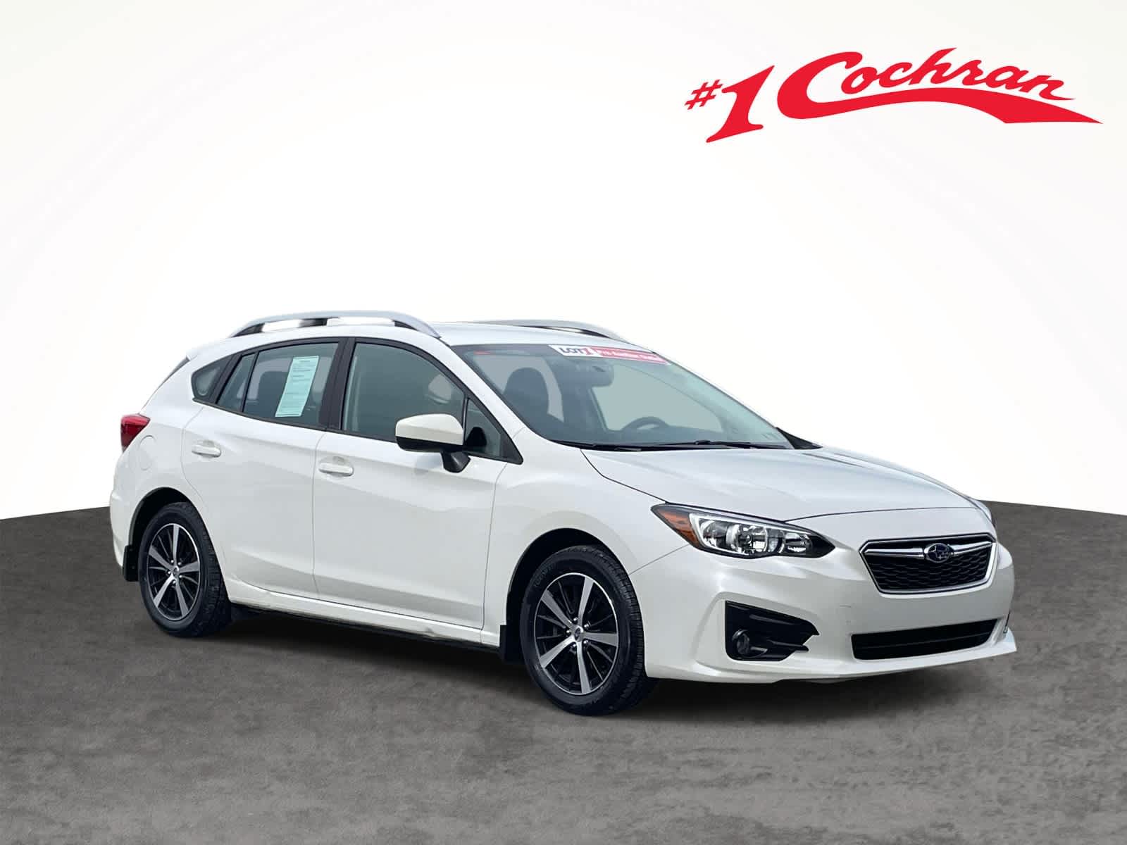 Crystal White Pearl 2019 Subaru Impreza Hatchback All-Wheel Drive Continuously Variable Transmission