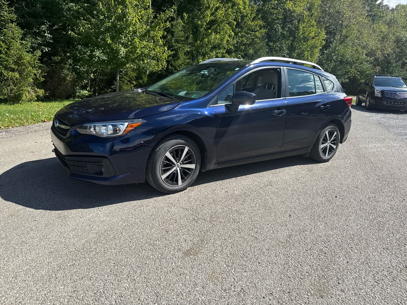 Dark Blue Pearl 2020 Subaru Impreza Hatchback All-Wheel Drive Continuously Variable Transmission