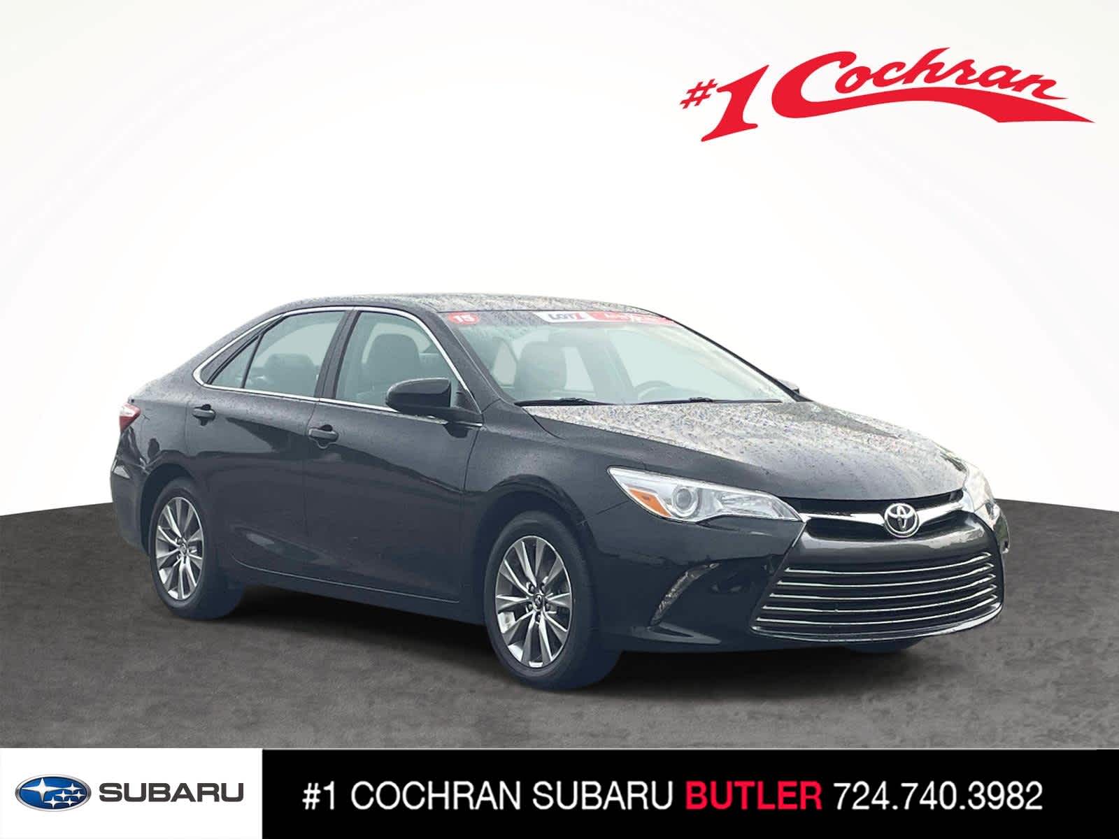 Attitude Black 2015 Toyota Camry Sedan Front-Wheel Drive 6-Speed Automatic