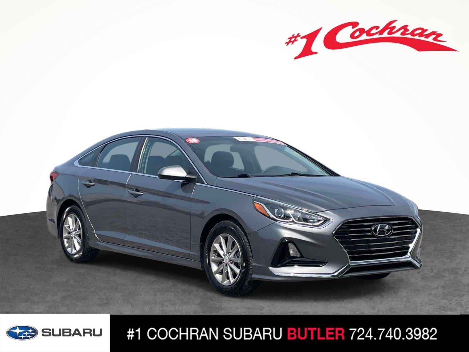 Machine Gray 2018 Hyundai Sonata Sedan Front-Wheel Drive 6-Speed Automatic