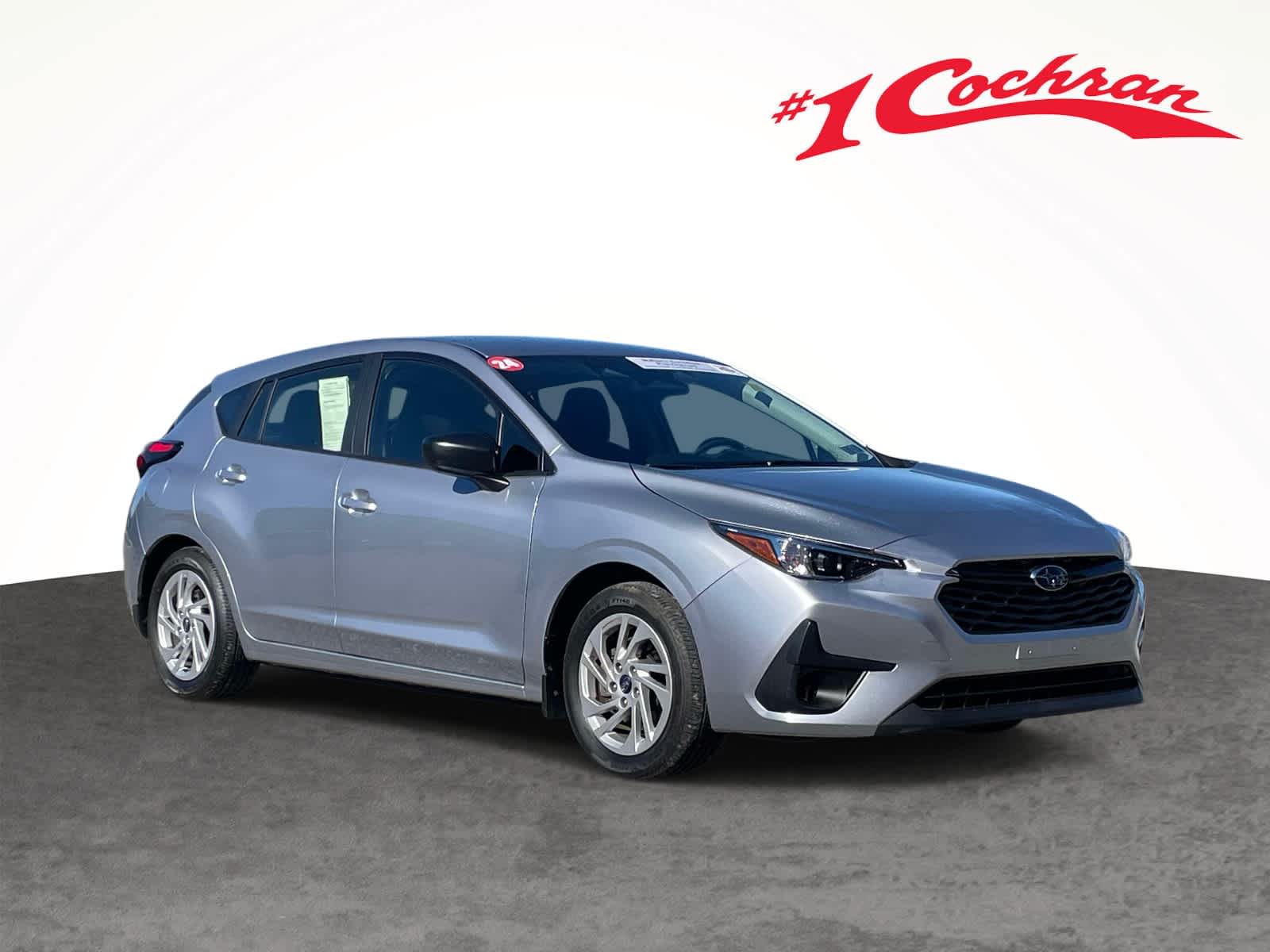 Ice Silver Metallic 2024 Subaru Impreza Sedan Continuously Variable Transmission