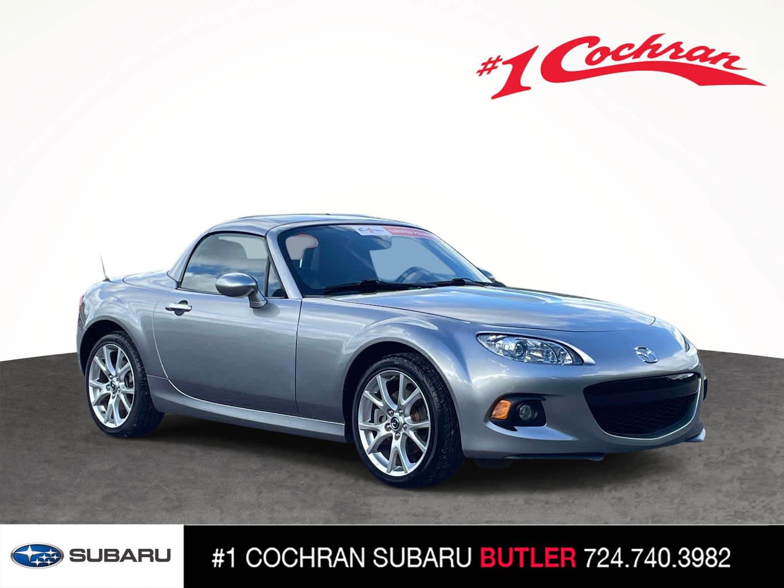 Liquid Silver Metallic 2015 Mazda MX-5 Miata Convertible Rear-Wheel Drive Automatic