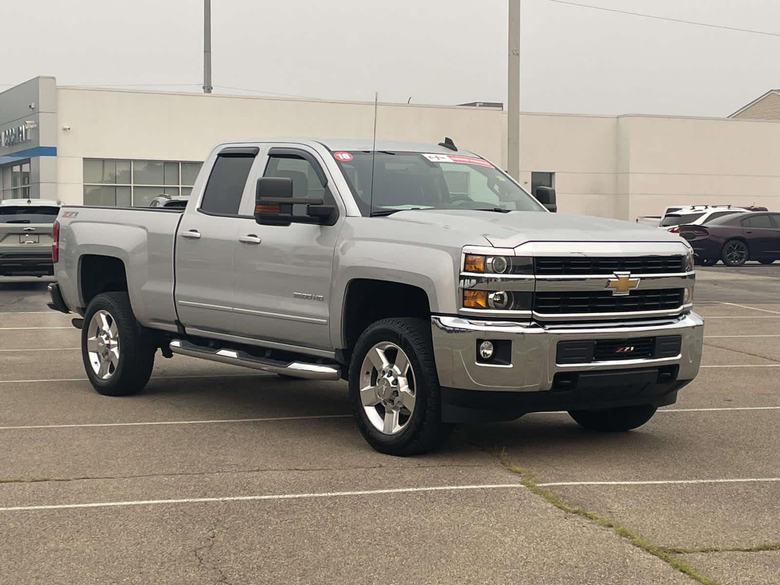 Silver Ice Metallic 2016 Chevrolet Silverado 2500HD Pickup Truck Four-Wheel Drive 6-Speed Automatic