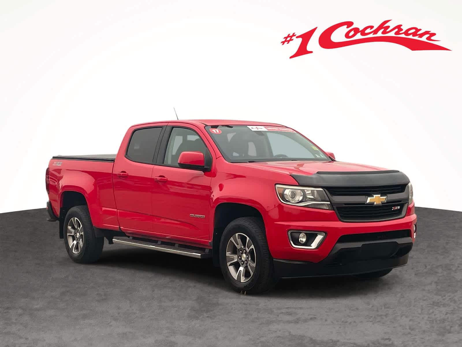 Red Hot 2017 Chevrolet Colorado Pickup Truck Four-Wheel Drive 8-Speed Automatic