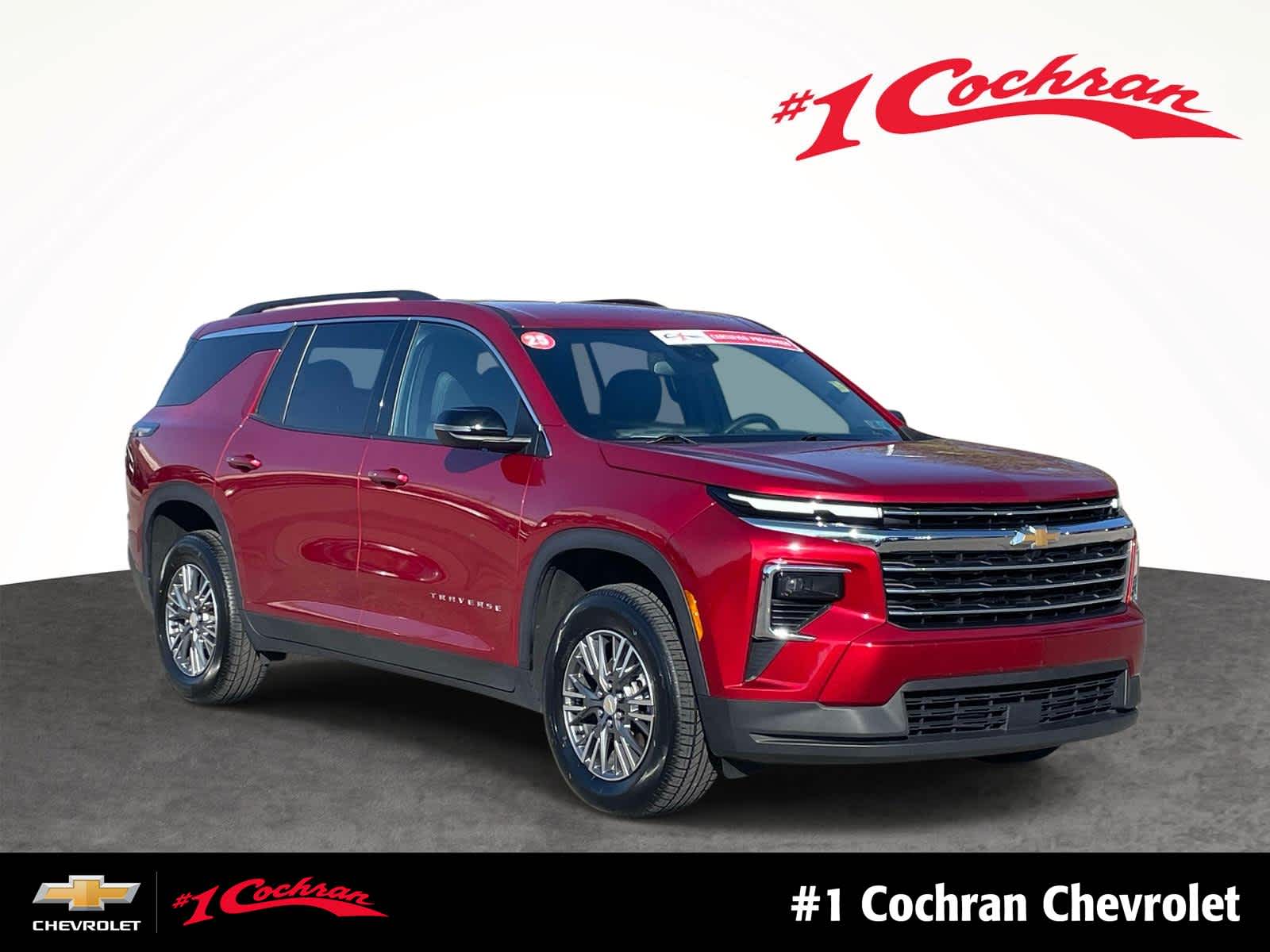 Radiant Red Tintcoat 2025 Chevrolet Traverse LT AWD SUV / Crossover Four-Wheel Drive 8-Speed Automatic