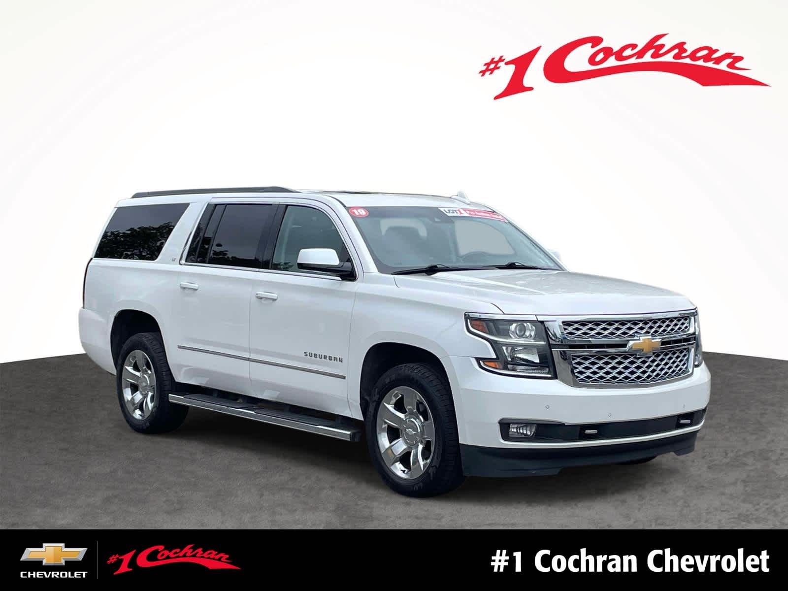 White (Iridescent Pearl Tricoat) 2019 Chevrolet Suburban SUV / Crossover Four-Wheel Drive 6-Speed Automatic