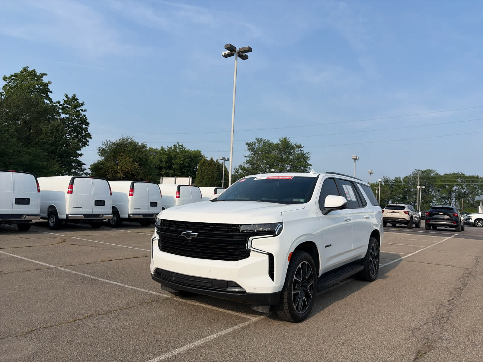 Summit White 2024 Chevrolet Tahoe SUV / Crossover Four-Wheel Drive Automatic
