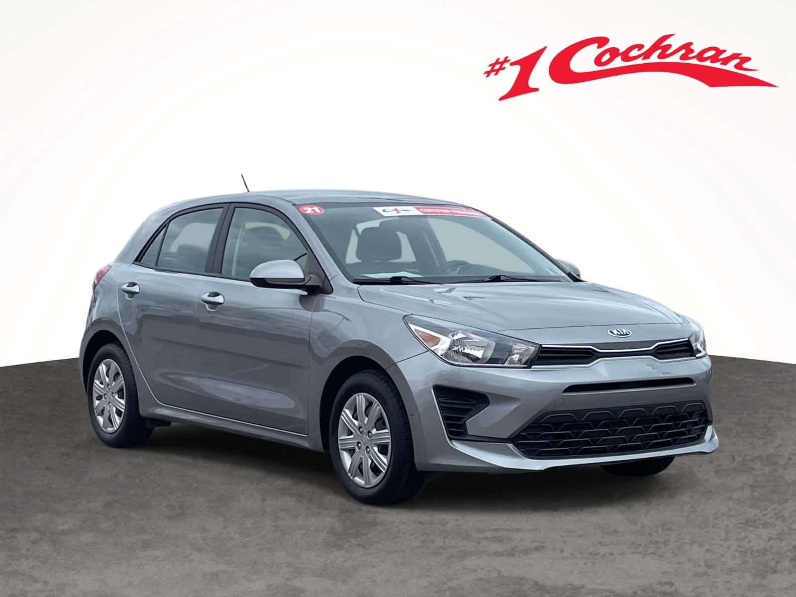 Steel Gray 2021 Kia Rio5 Hatchback Continuously Variable Transmission