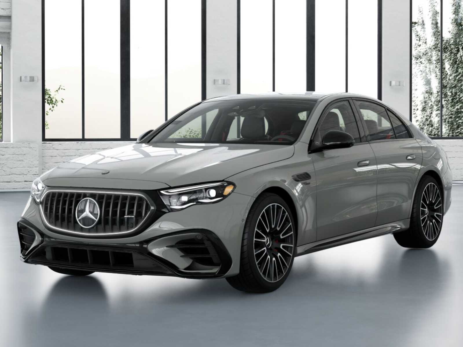 Gray (MANUFAKTUR Alpine Grey) 2026 Mercedes-Benz E-Class Sedan All-Wheel Drive 9-Speed Automatic