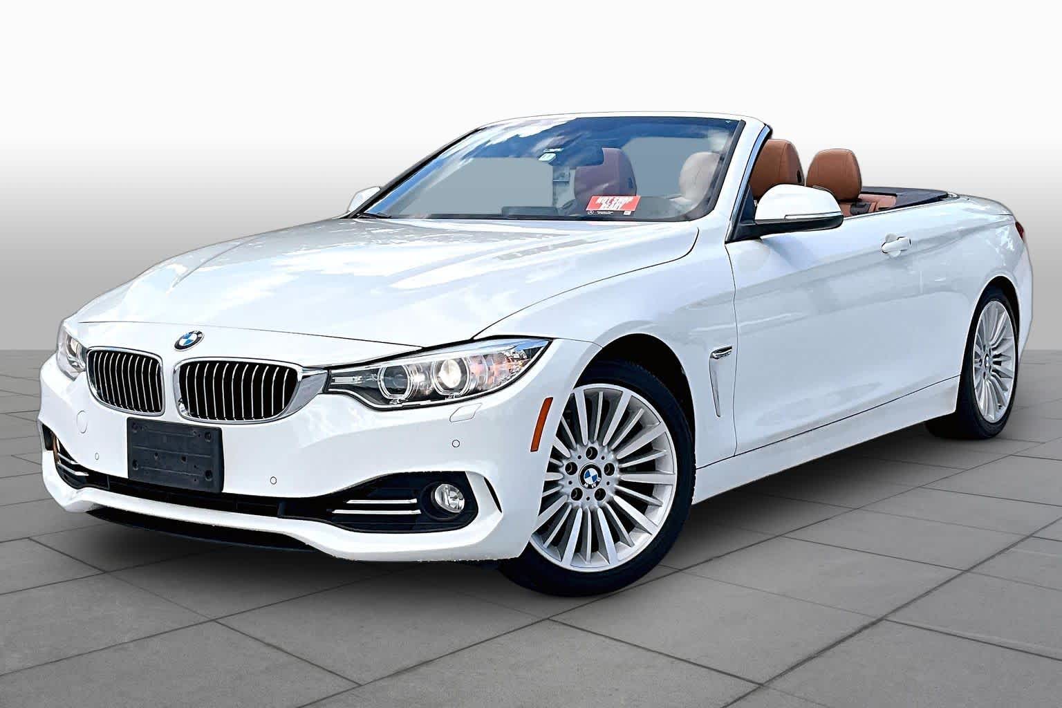 Alpine White 2015 BMW 4 Series Convertible Rear-Wheel Drive 8-Speed Automatic