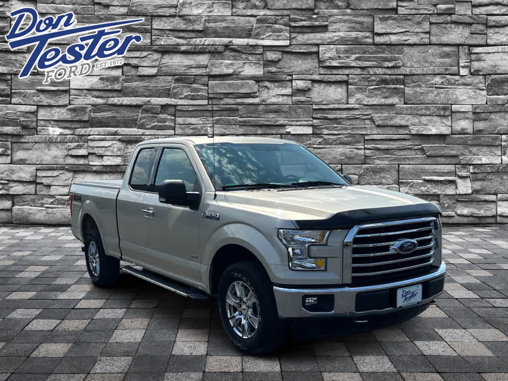 White Gold 2017 Ford F-150 Pickup Truck Four-Wheel Drive Automatic
