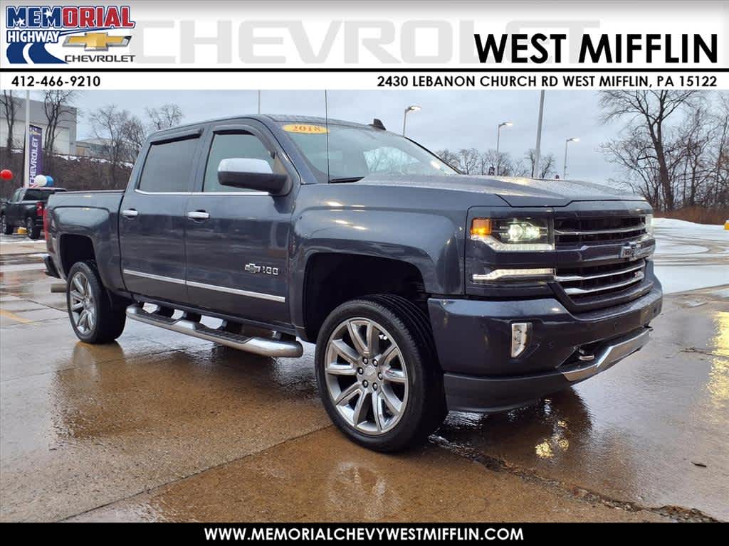2018 Chevrolet Silverado 1500 LTZ Crew Cab 4WD