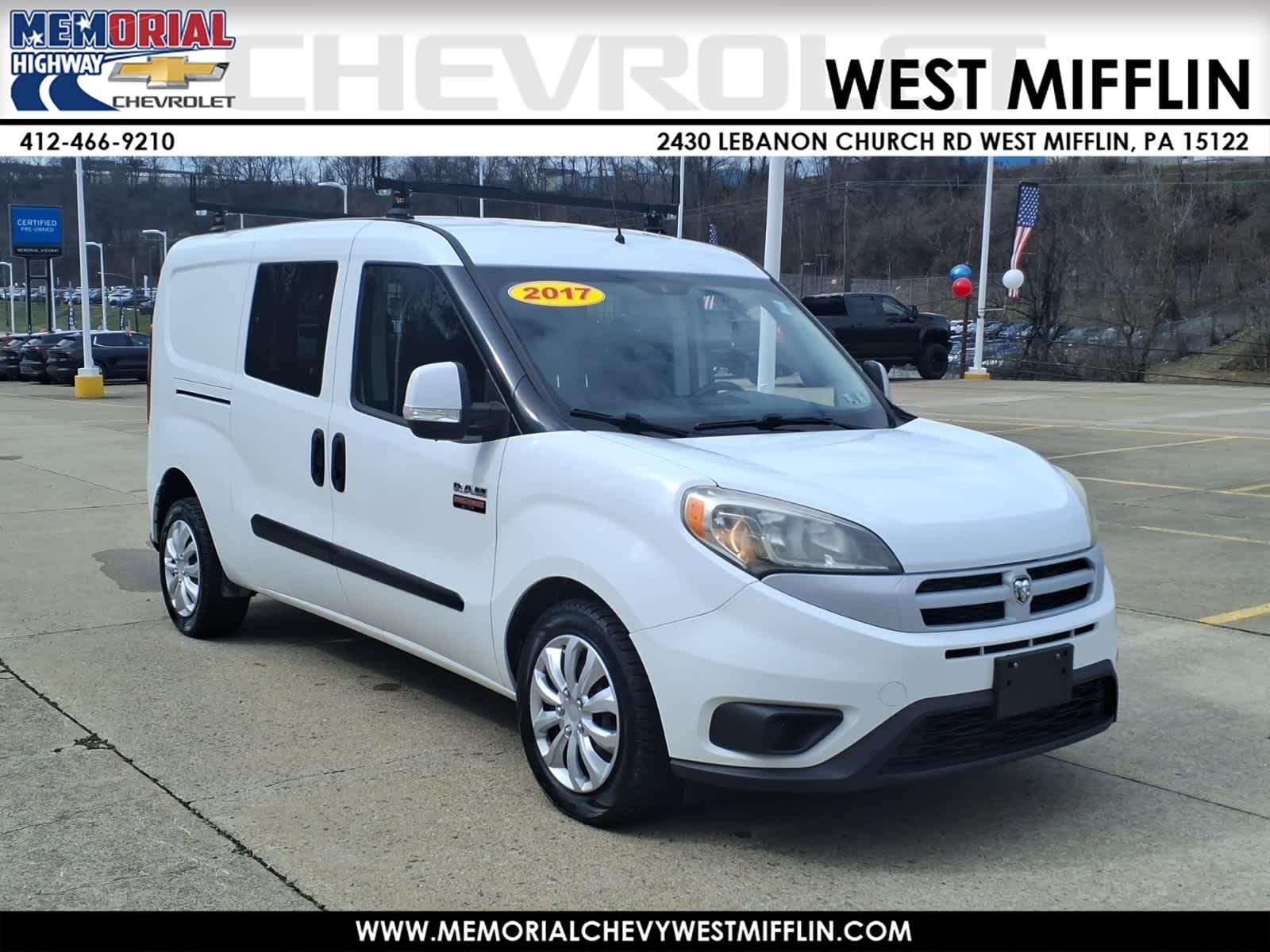 2017 RAM ProMaster City Tradesman SLT Cargo Van